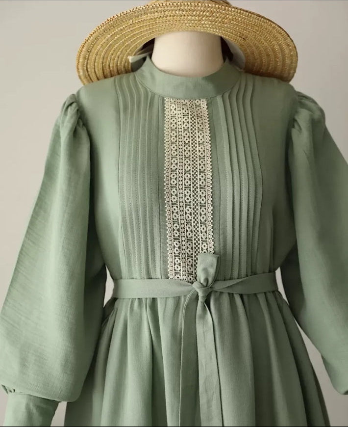 Musselin Aria Maxi Kleid