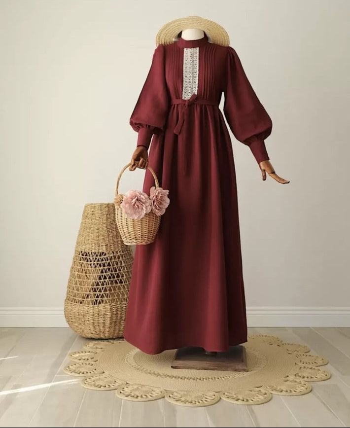 Musselin Aria Maxi Kleid