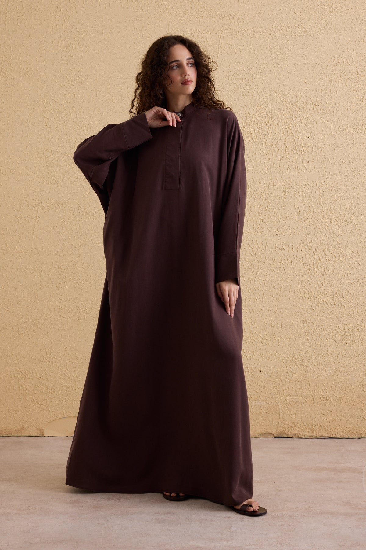 AYA Tencel Oversized Maxi Kleid