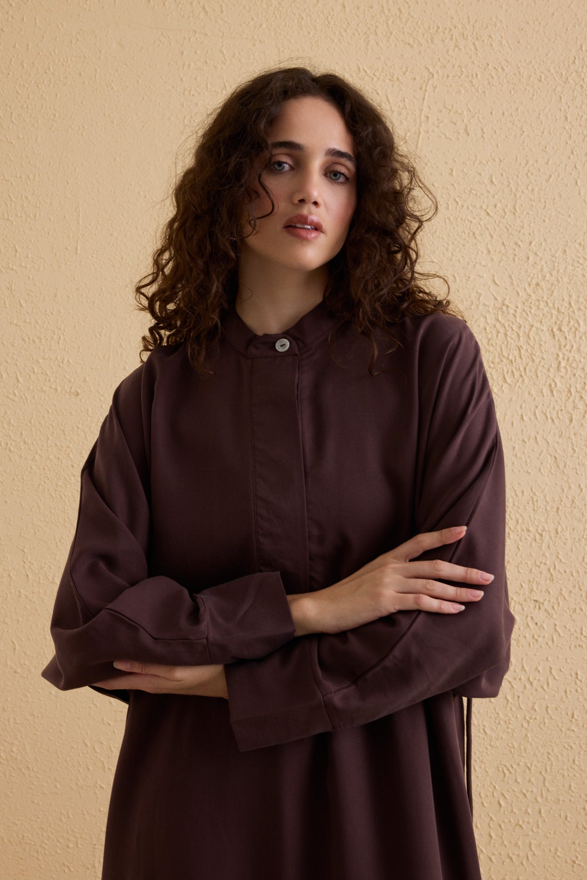 AYA Tencel Oversized Maxi Kleid