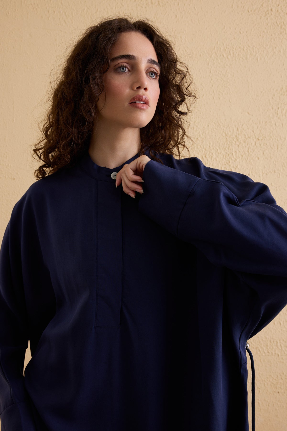 AYA Tencel Oversized Maxi Kleid