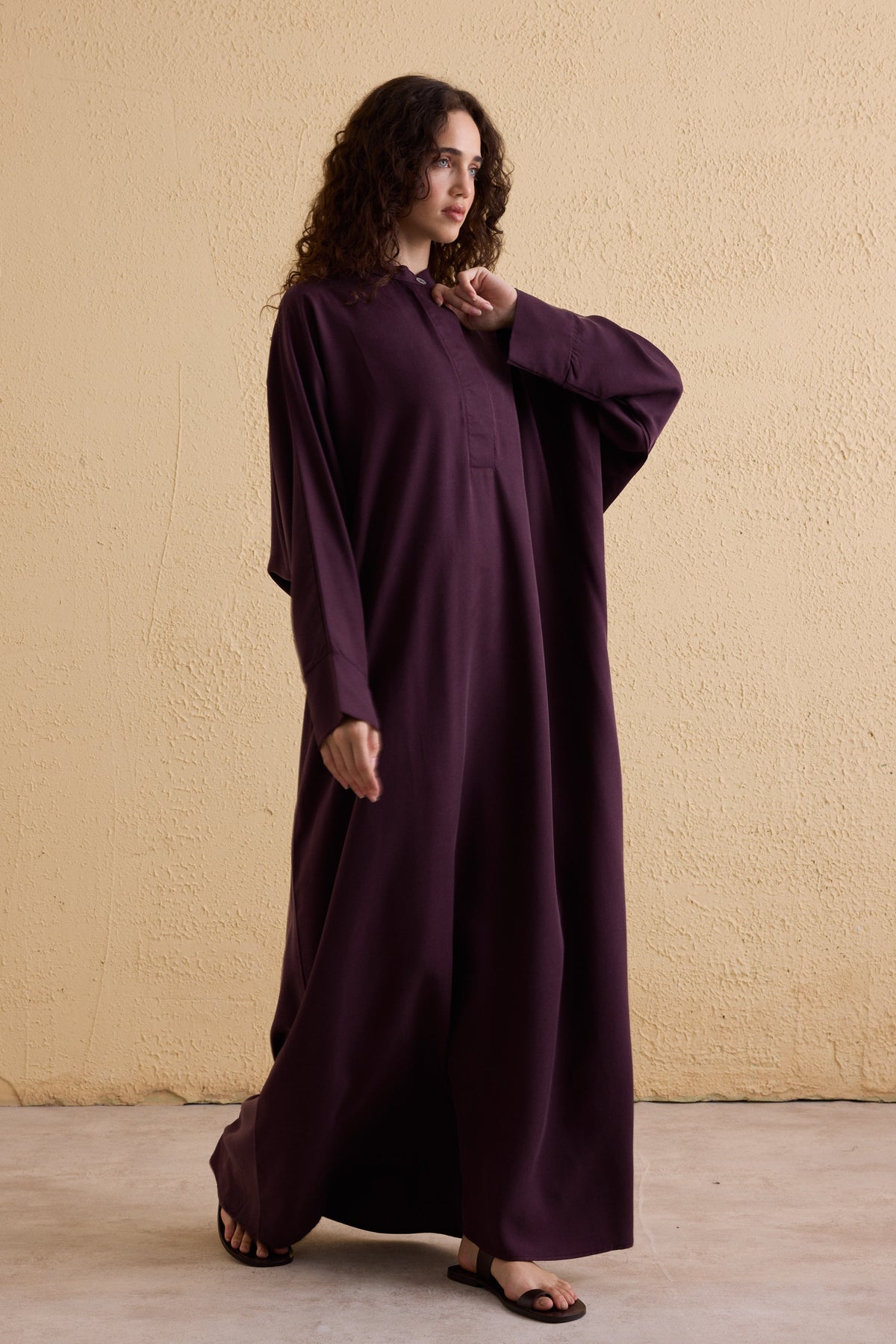AYA Tencel Oversized Maxi Kleid
