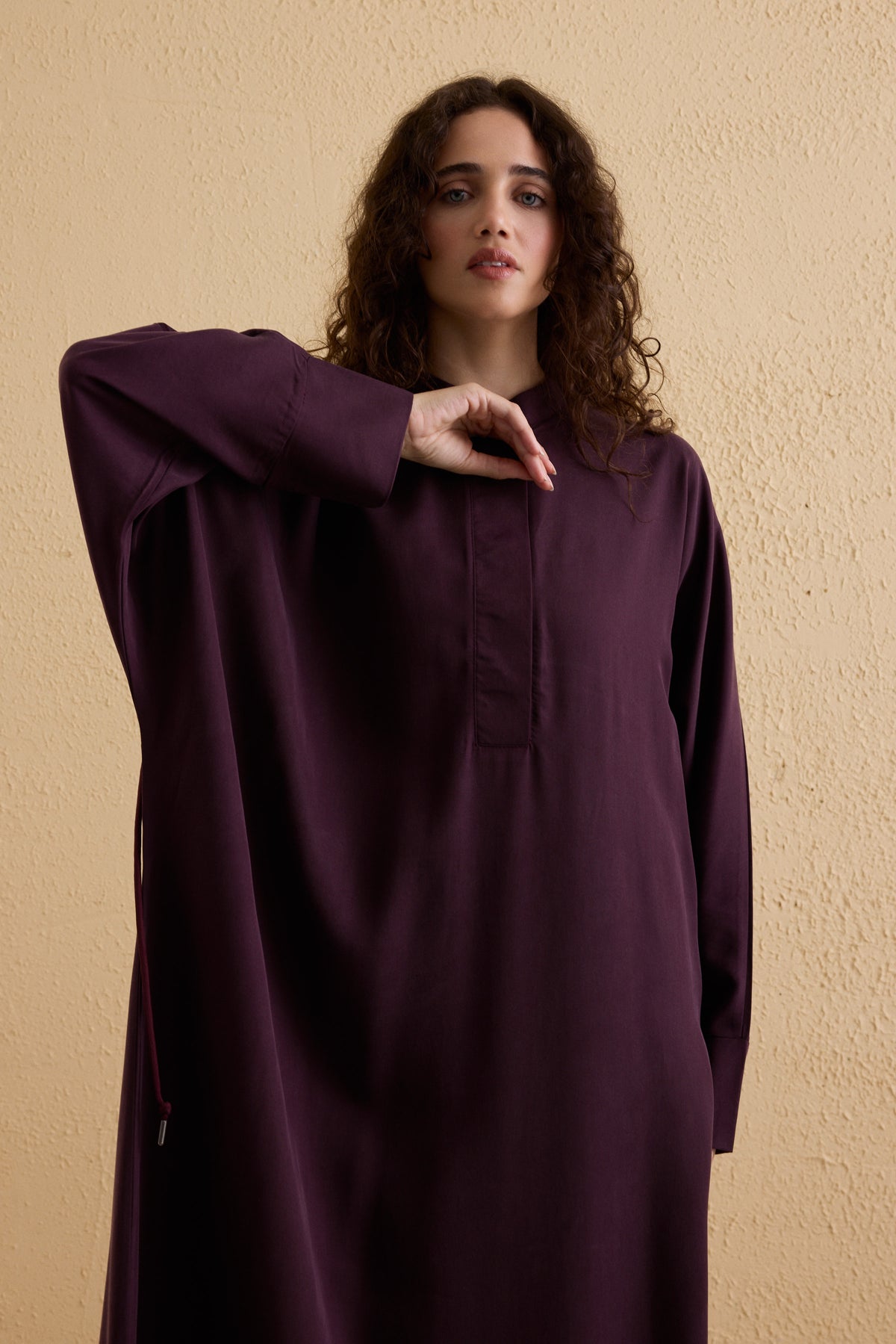 AYA Tencel Oversized Maxi Kleid