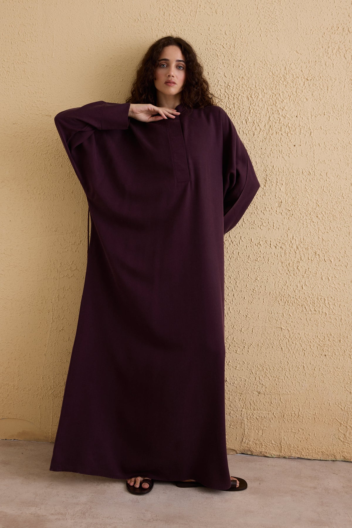 AYA Tencel Oversized Maxi Kleid