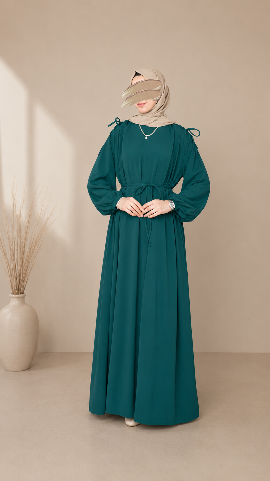 Safiya Medina Silk Abaya