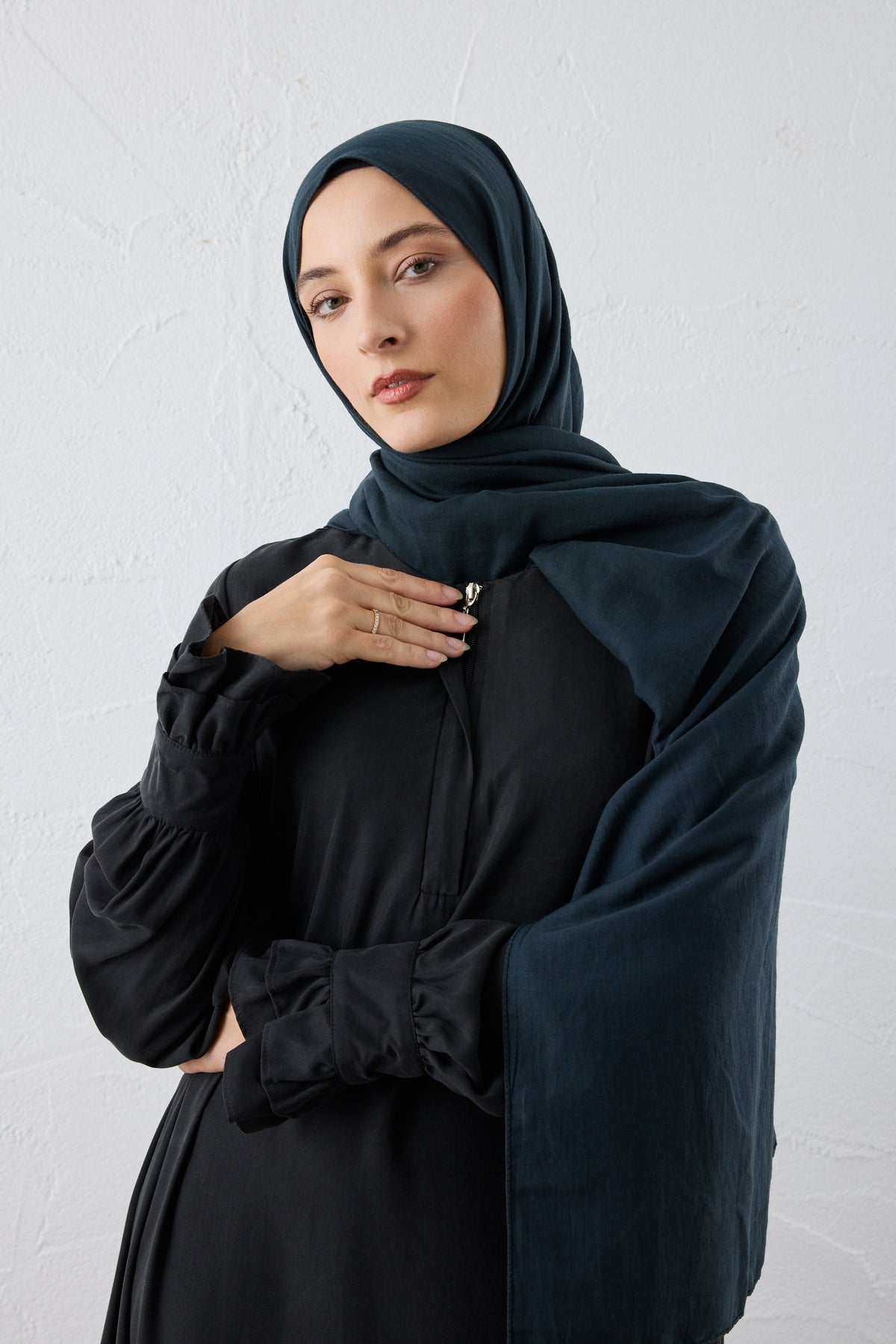 ELARA Silk Cupro Maxi Kleid