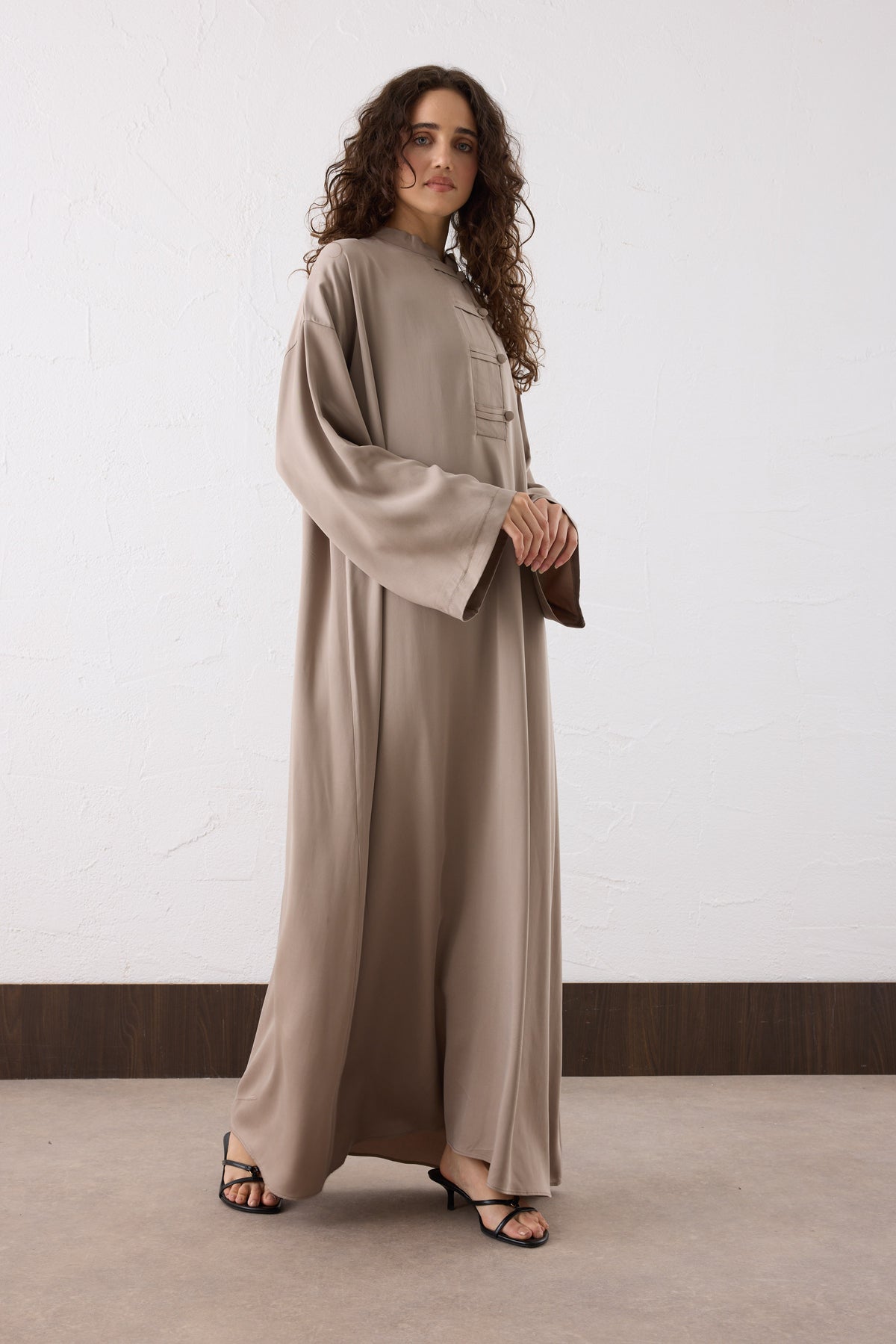 Asia Silk Cupra Maxi Kleid