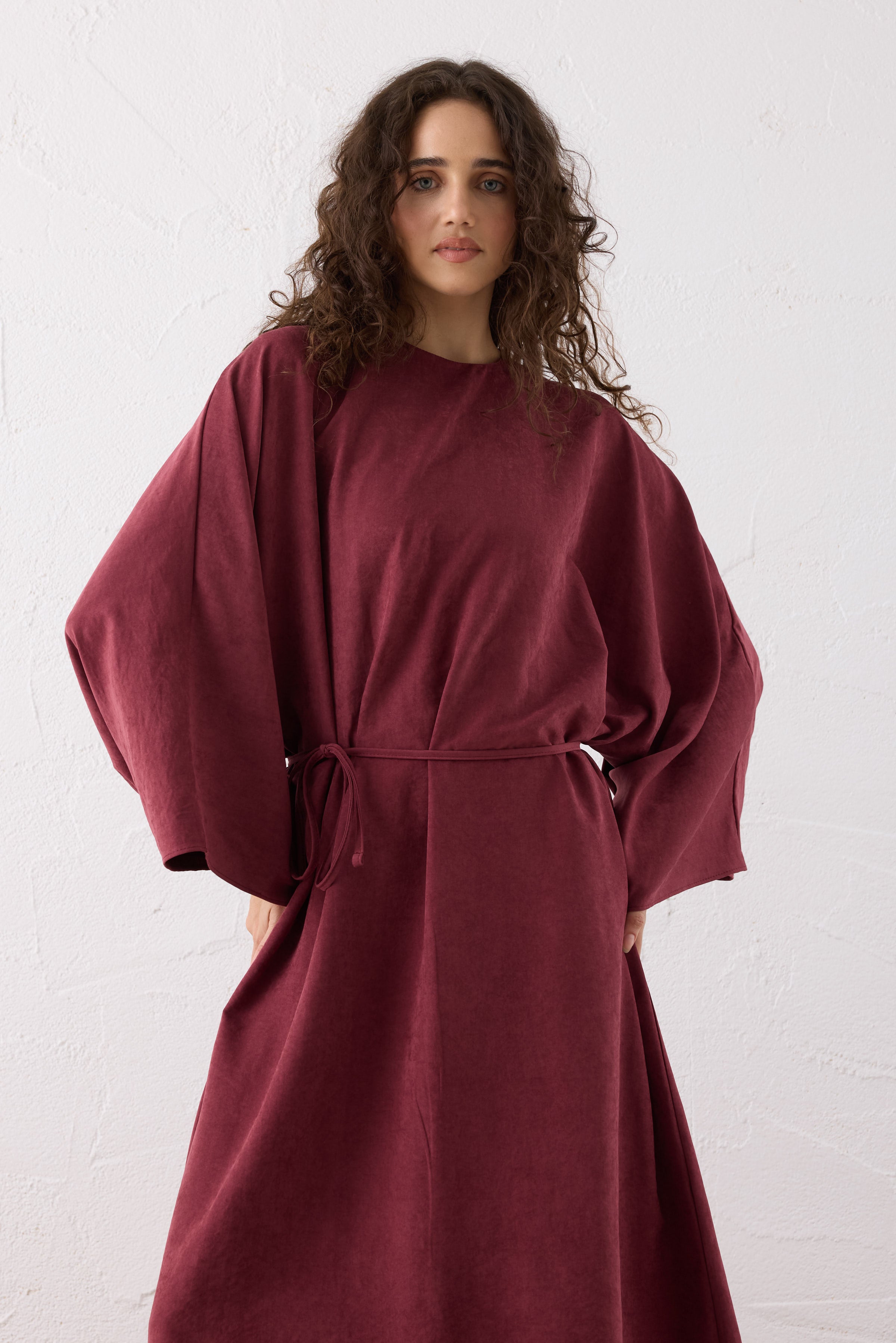 Sora Cupra Maxi Kleid