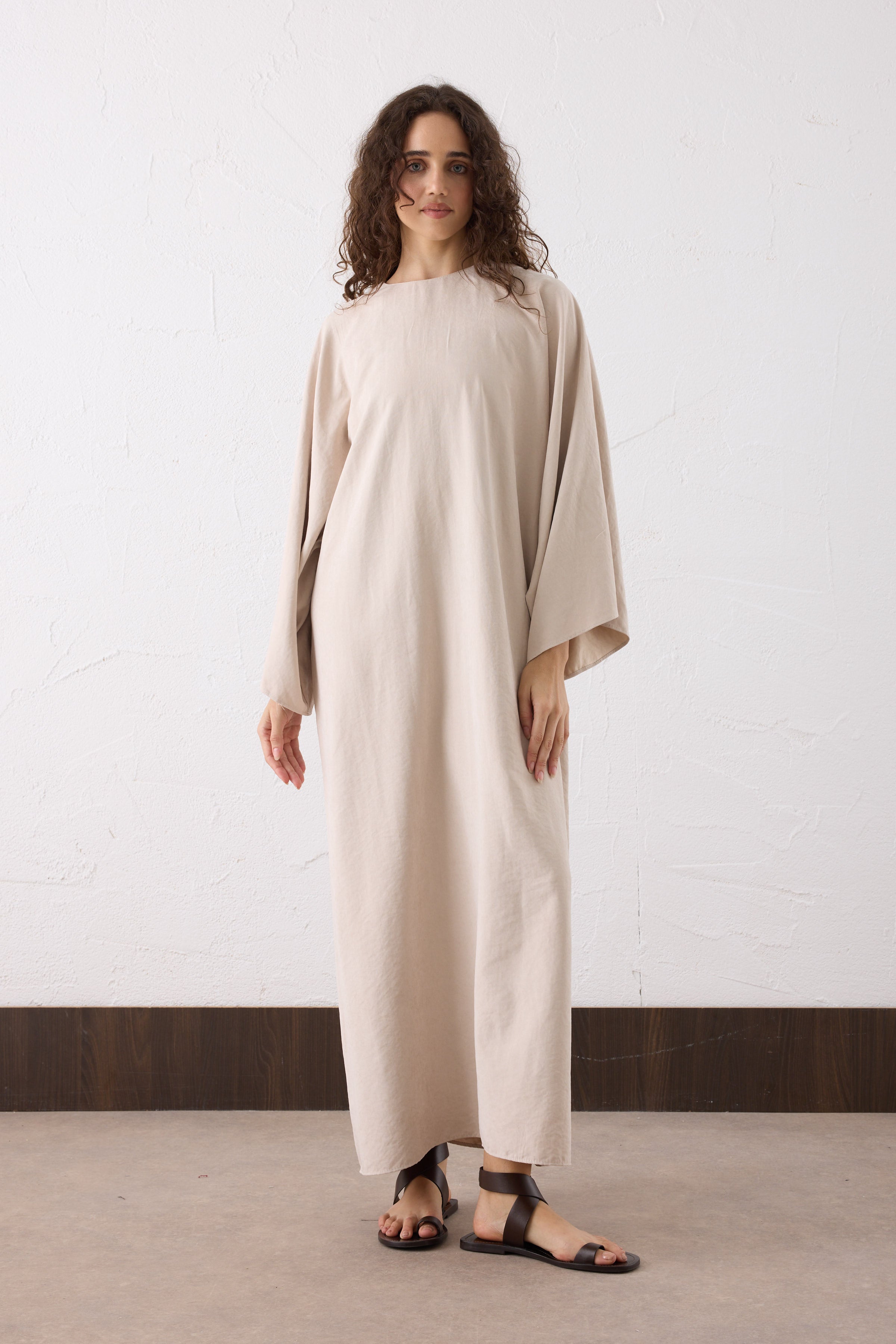 Sora Cupra Maxi Kleid