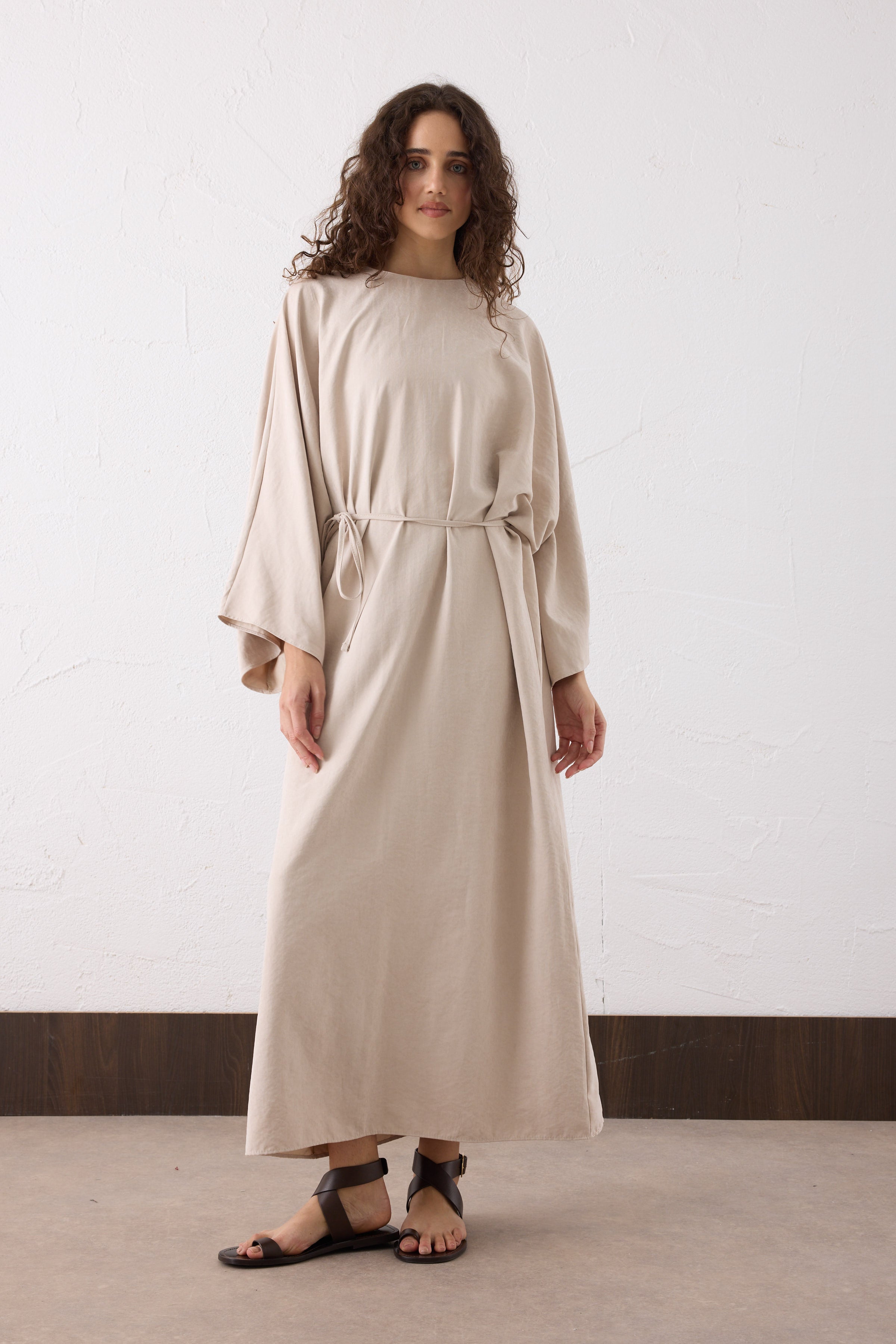 Sora Cupra Maxi Kleid
