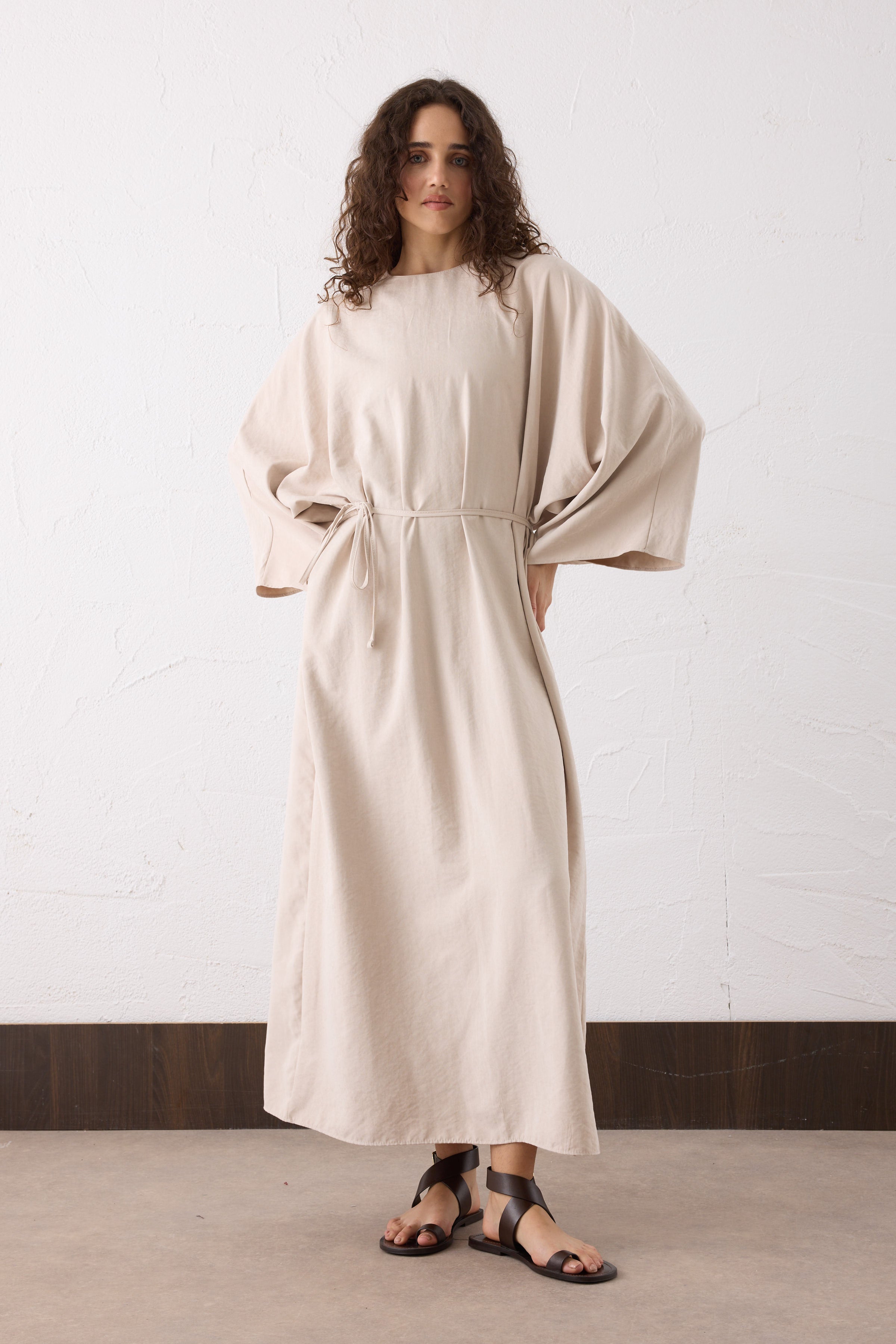 Sora Cupra Maxi Kleid