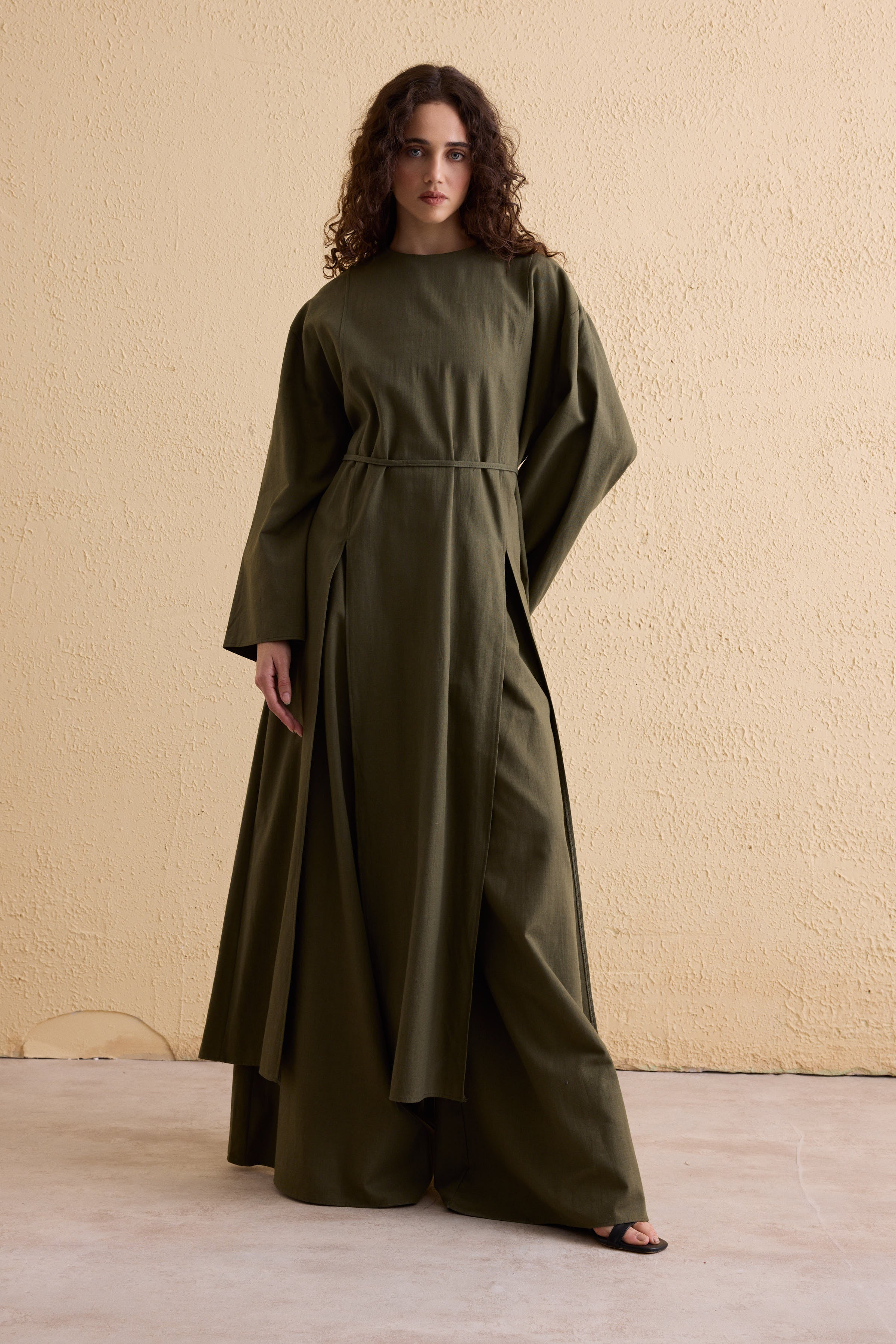 OASIS Leinen Maxi Tunika