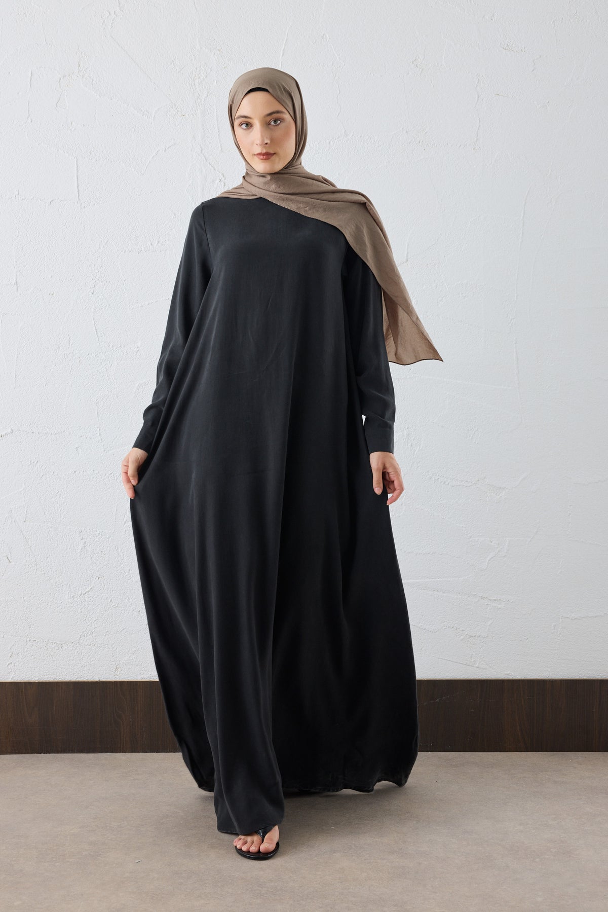 Lora Silk Cupro Maxi Kleid
