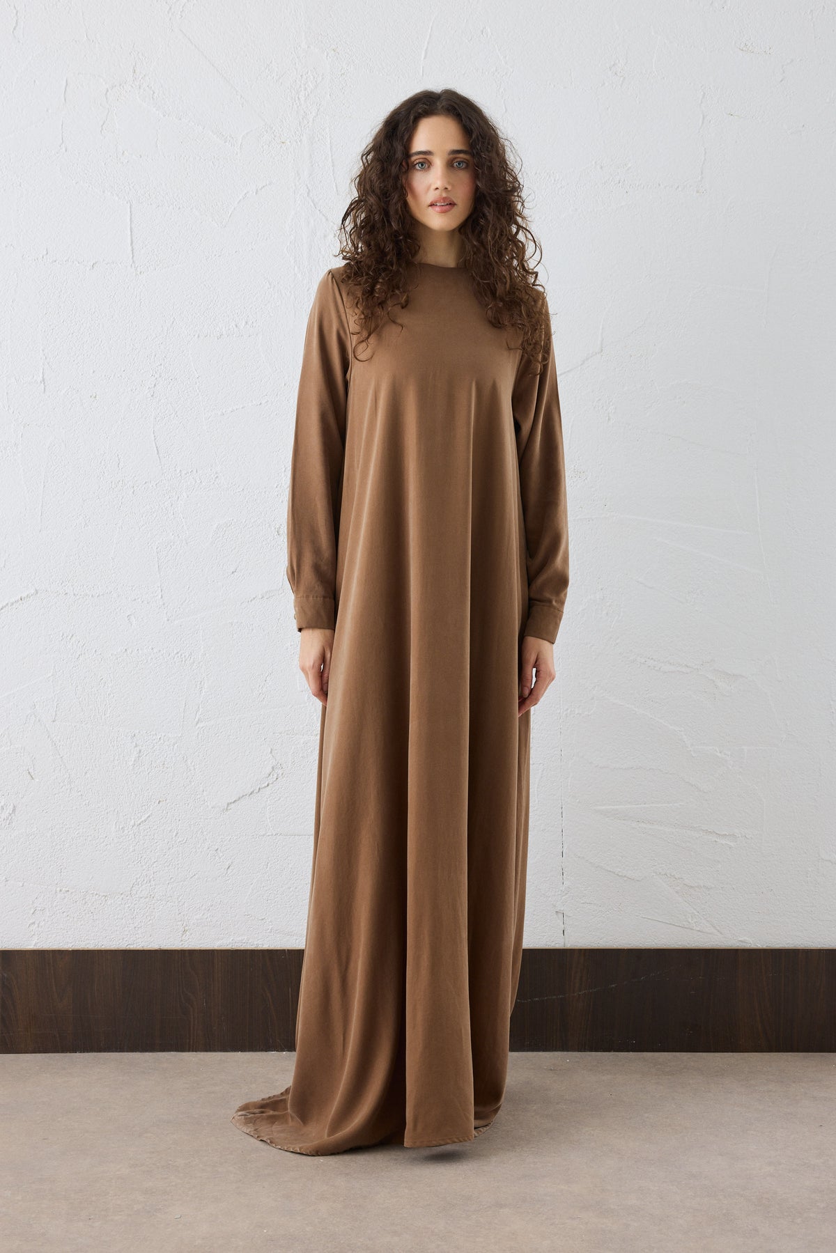 Lora Silk Cupro Maxi Kleid