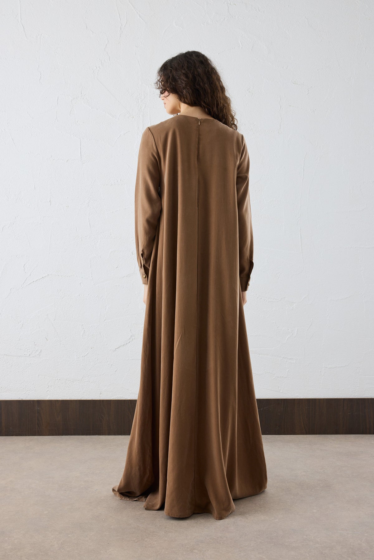 Lora Silk Cupro Maxi Kleid