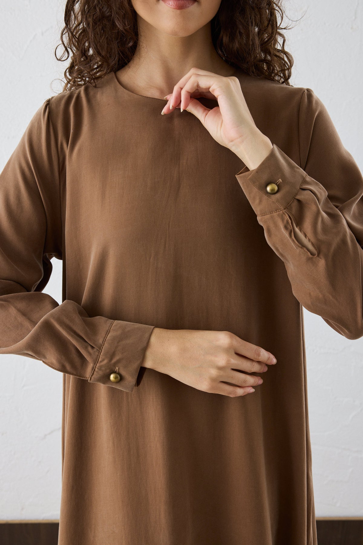 Lora Silk Cupro Maxi Kleid