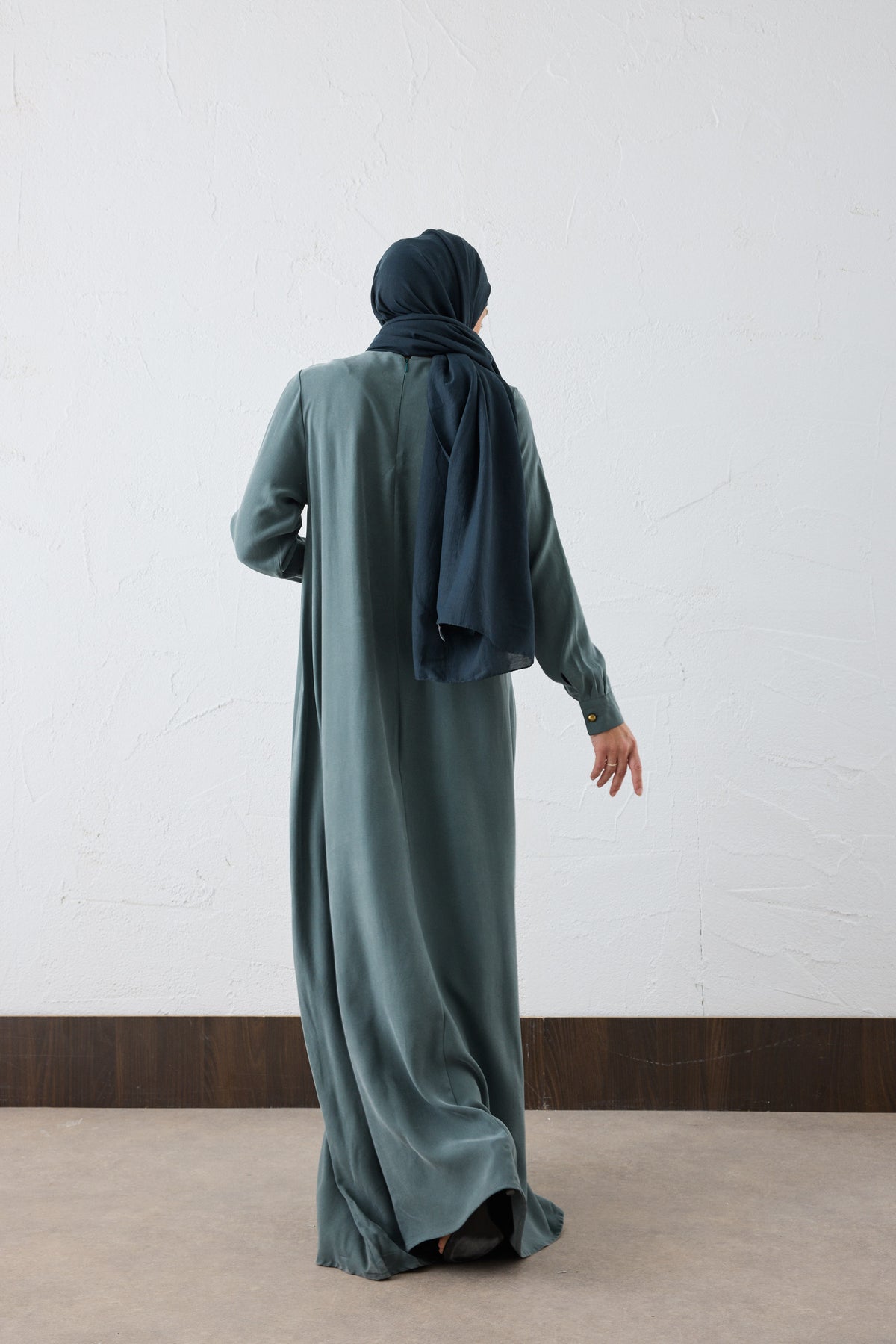 Lora Silk Cupro Maxi Kleid
