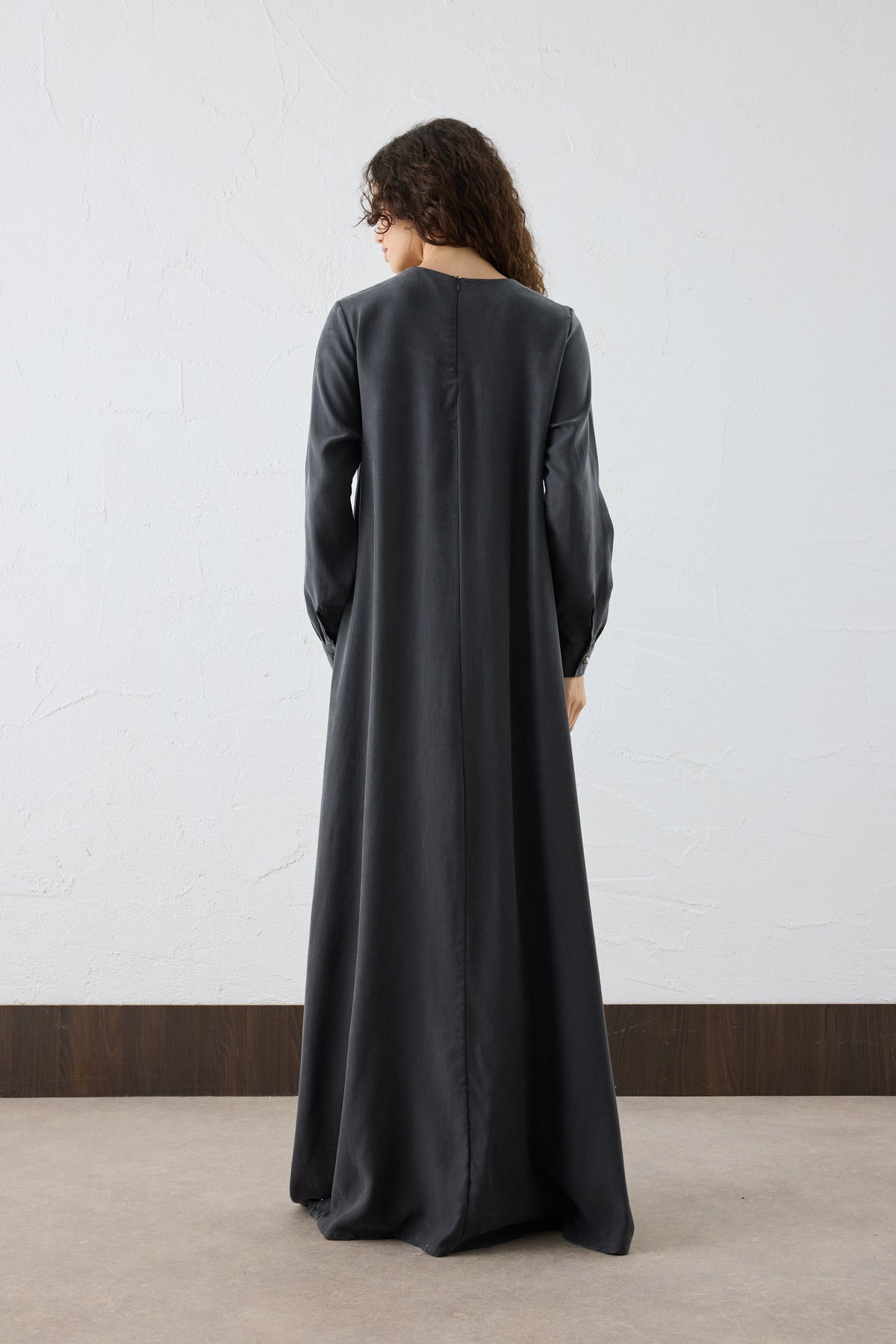 Lora Silk Cupro Maxi Kleid