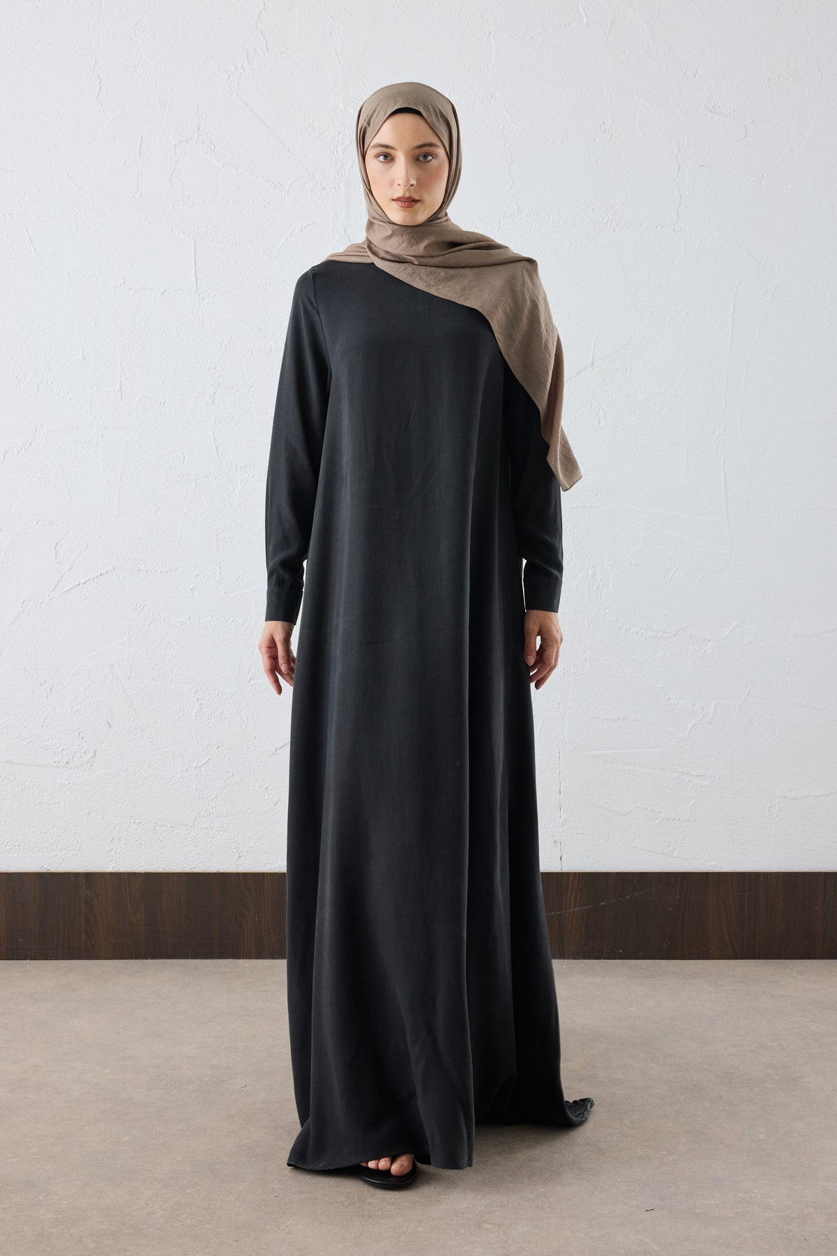 Lora Silk Cupro Maxi Kleid