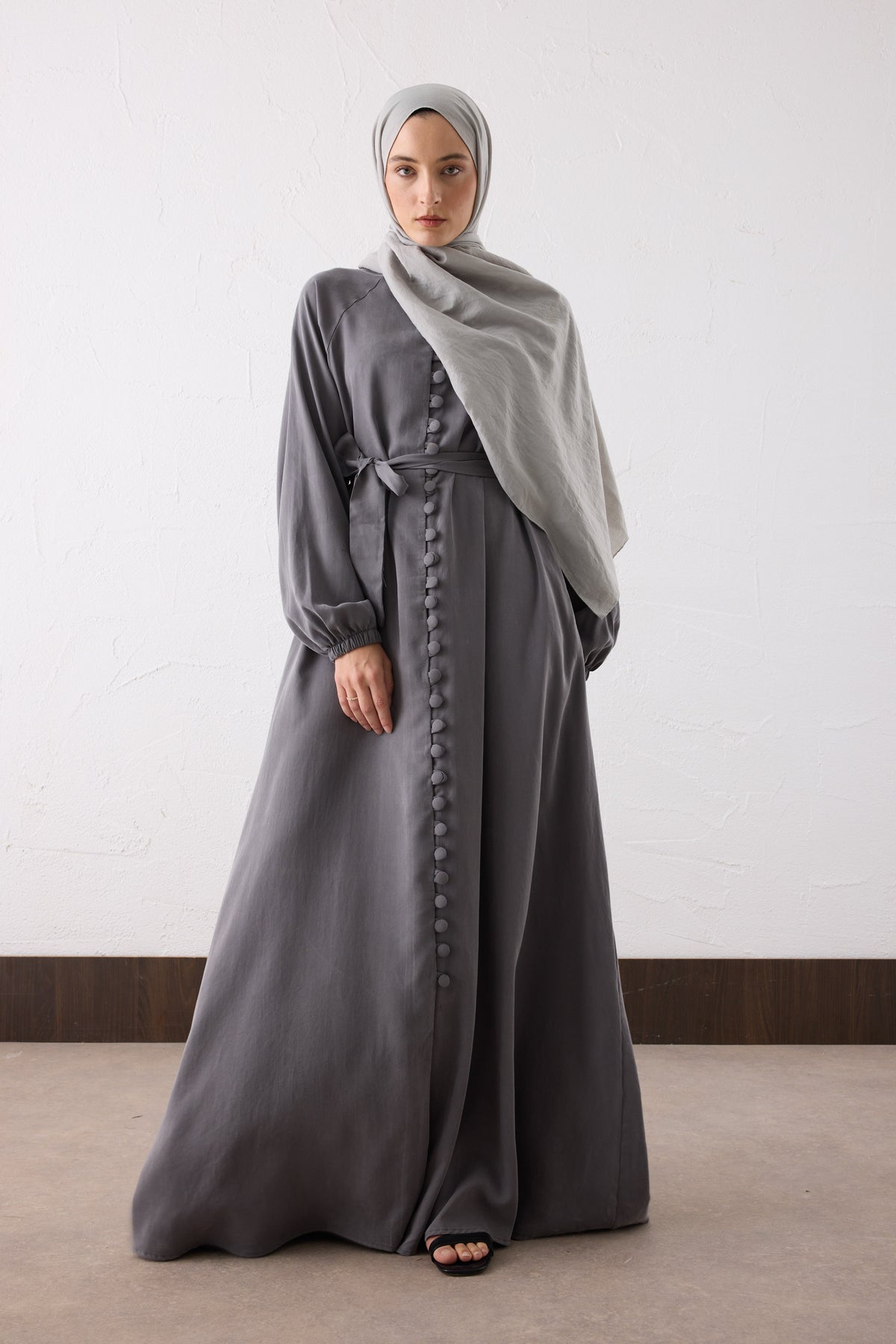 Nova Silk Cupra Maxi Kleid
