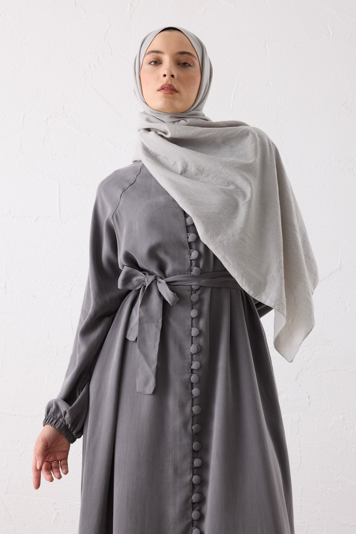 Nova Silk Cupra Maxi Kleid