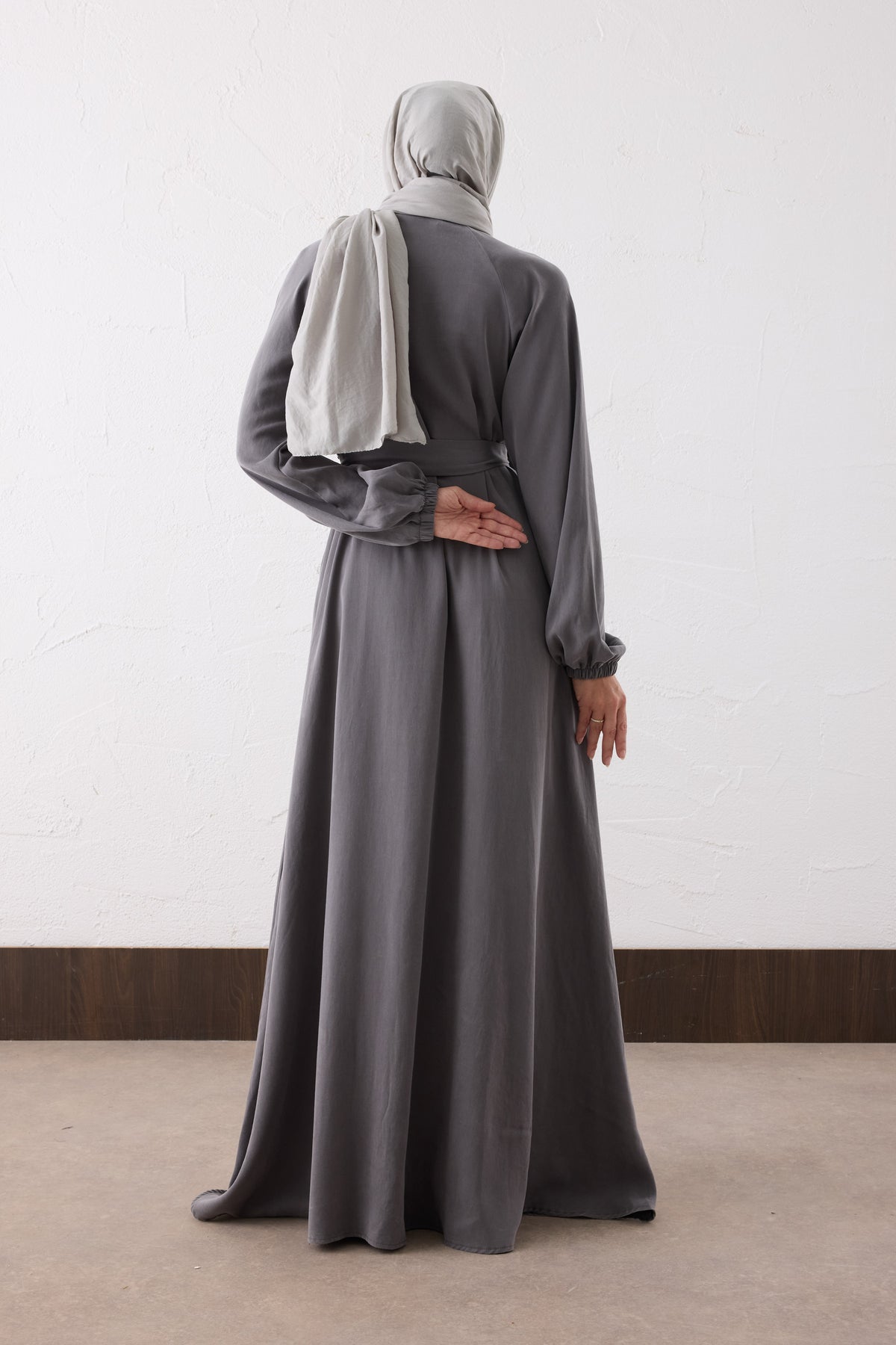 Nova Silk Cupra Maxi Kleid