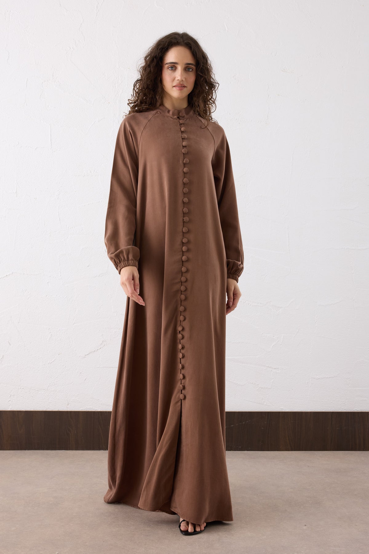 Nova Silk Cupra Maxi Kleid