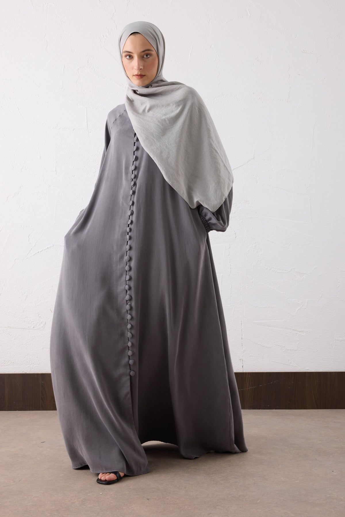 Nova Silk Cupra Maxi Kleid
