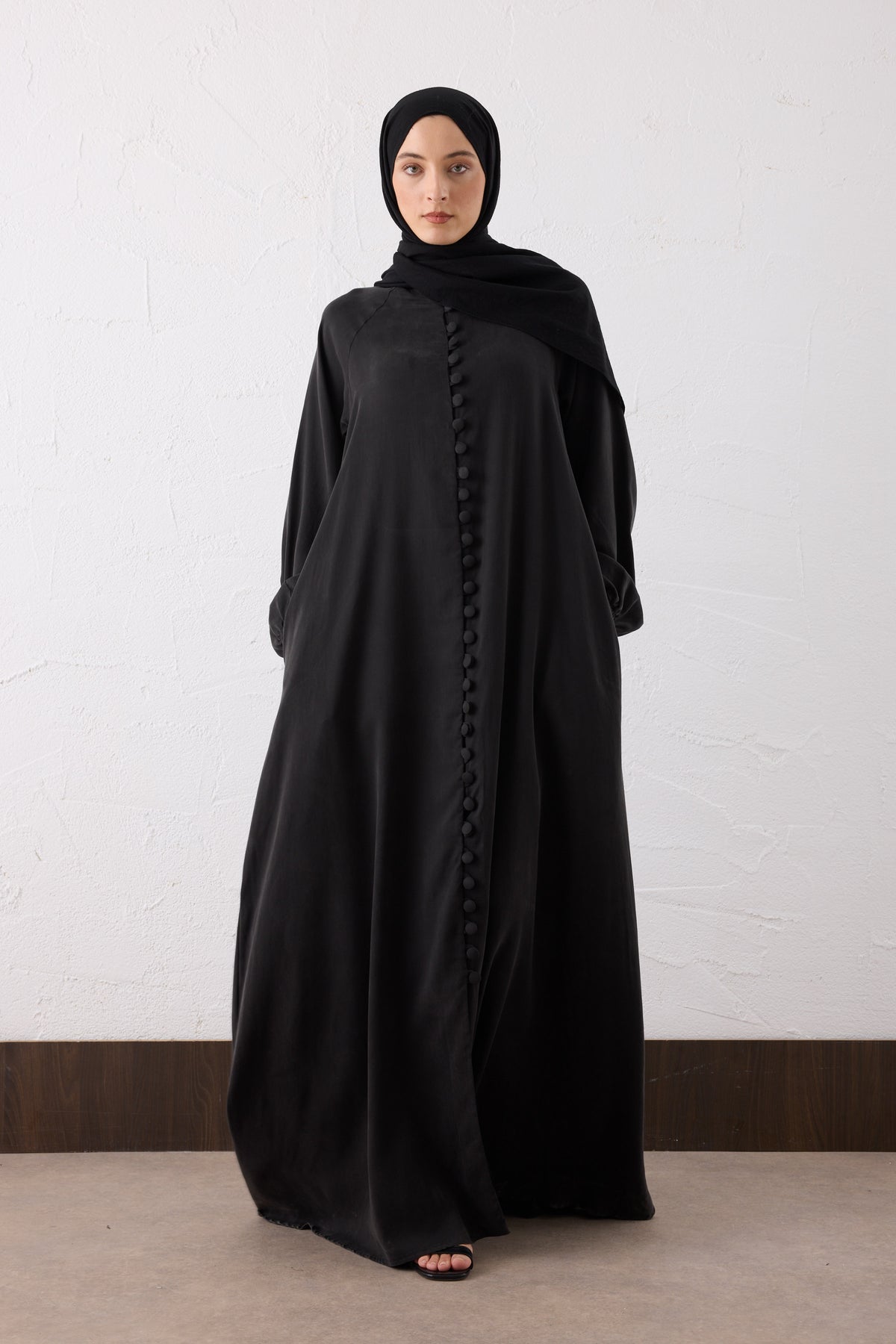 Nova Silk Cupra Maxi Kleid