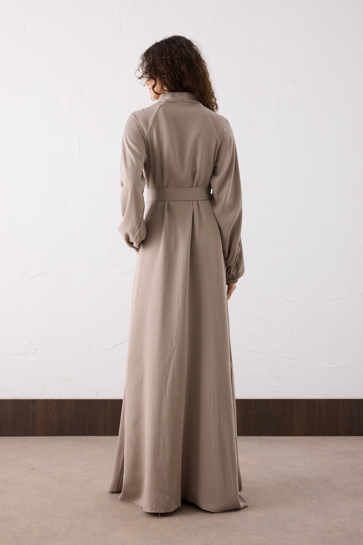 Nova Silk Cupra Maxi Kleid