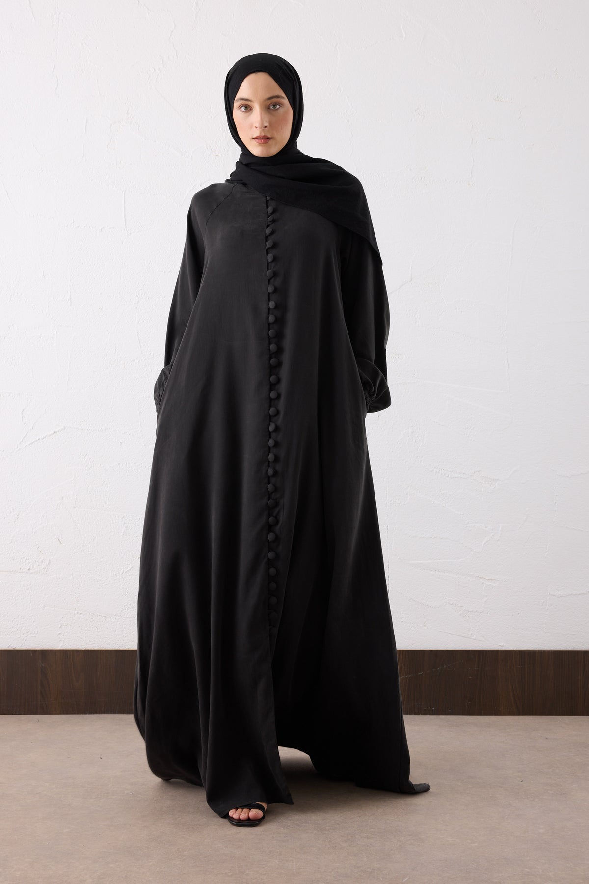 Nova Silk Cupra Maxi Kleid