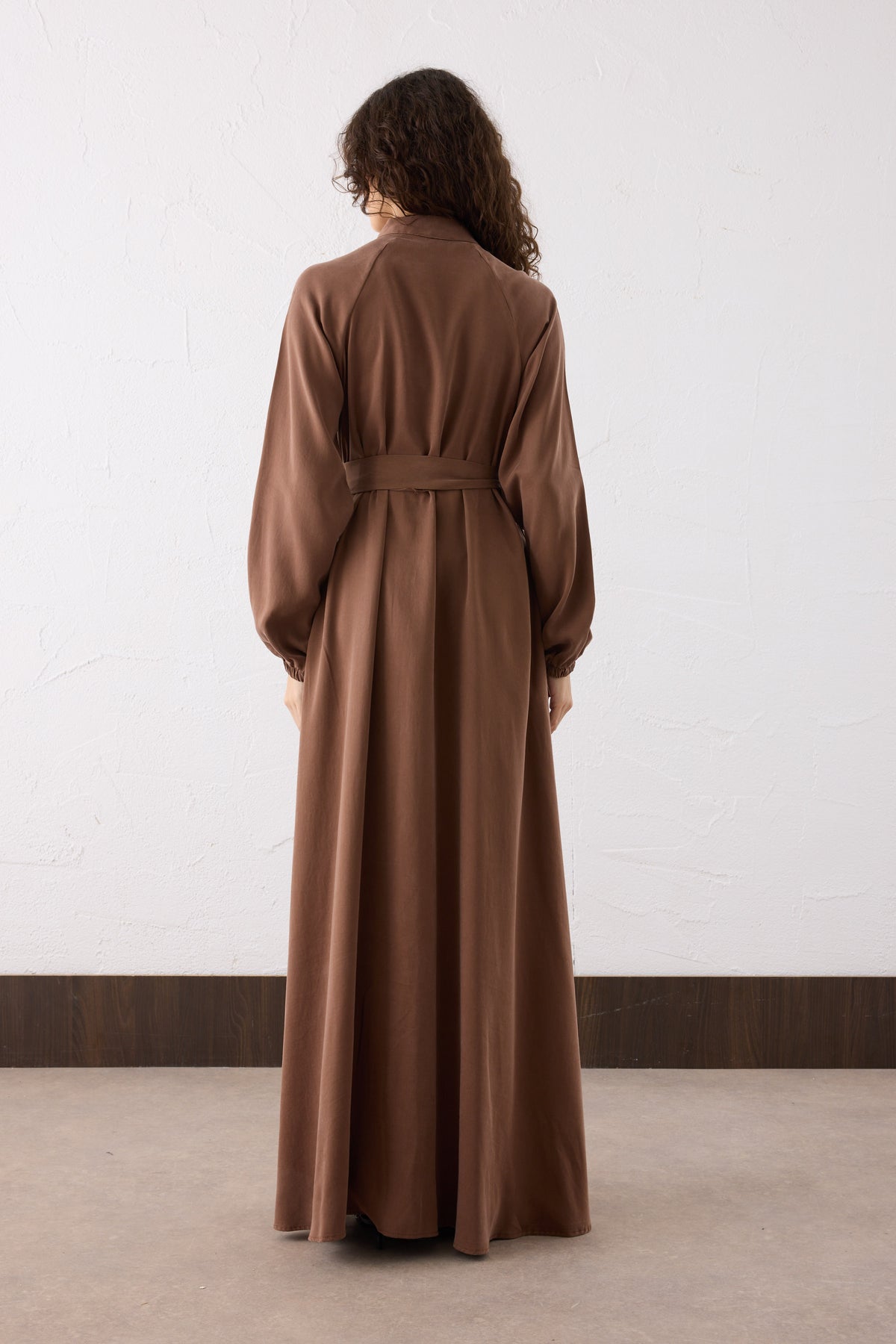 Nova Silk Cupra Maxi Kleid