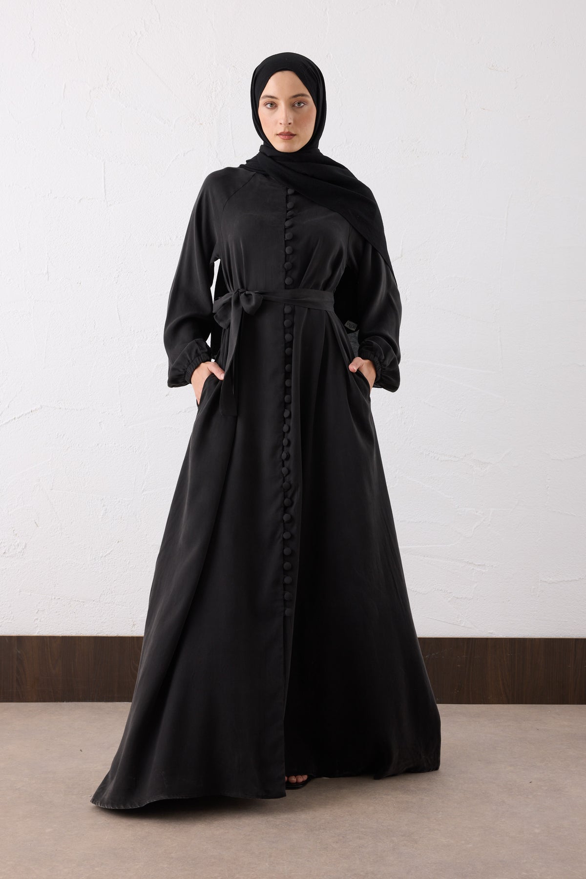 Nova Silk Cupra Maxi Kleid