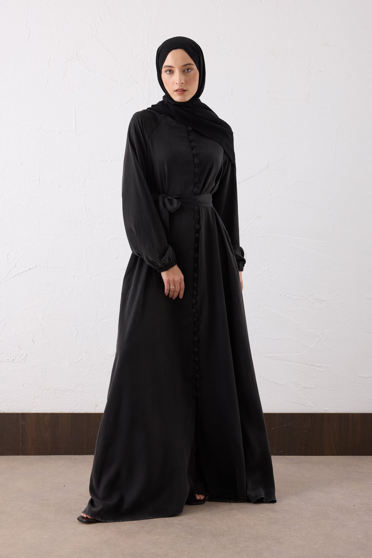 Nova Silk Cupra Maxi Kleid