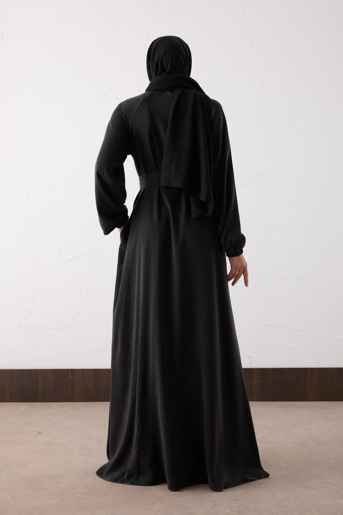 Nova Silk Cupra Maxi Kleid