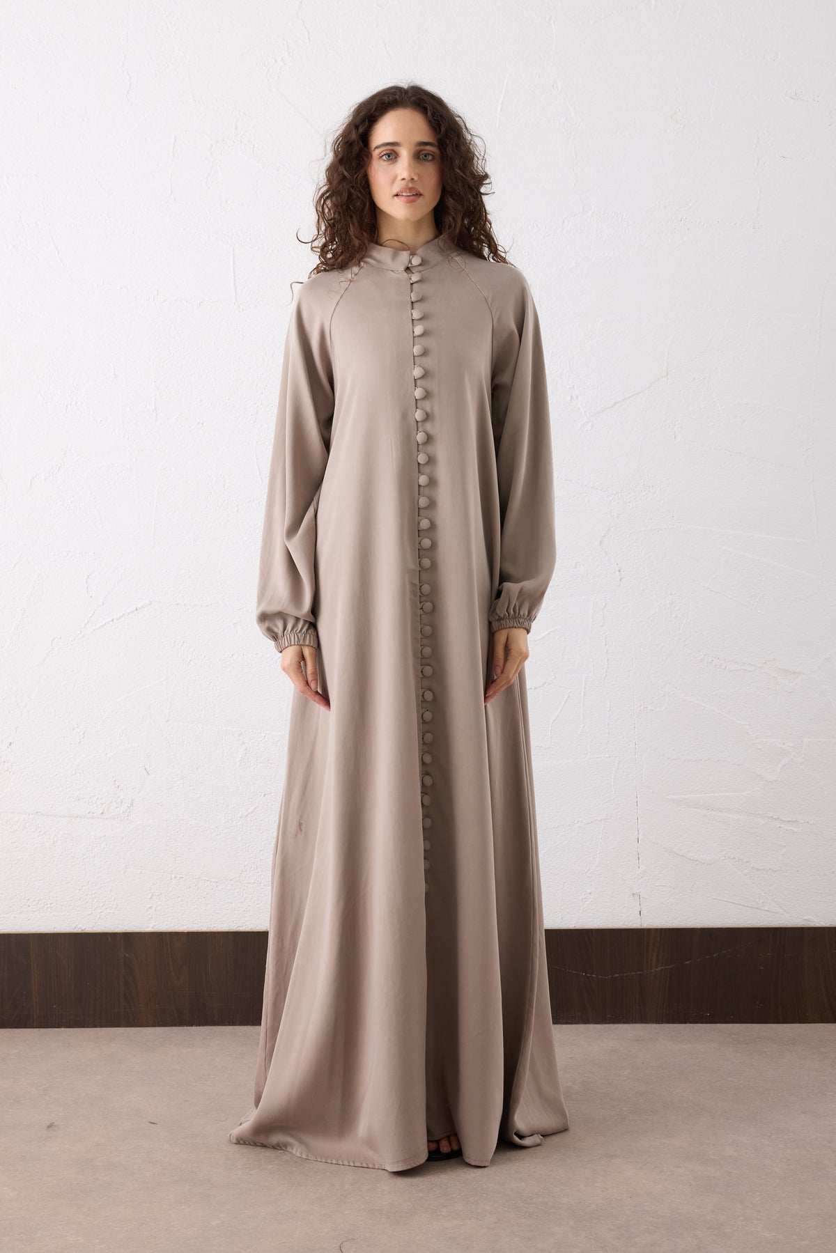 Nova Silk Cupra Maxi Kleid