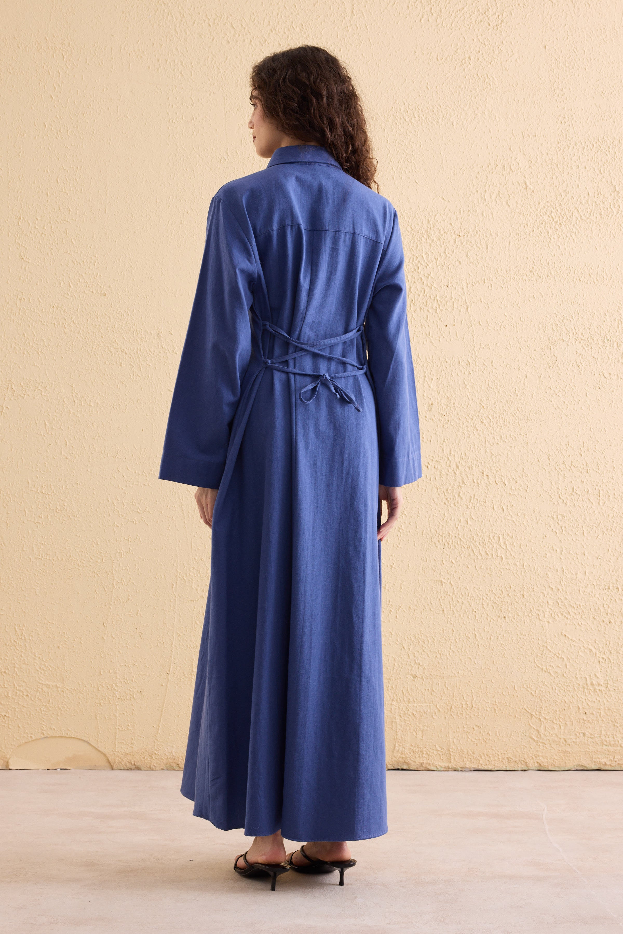 OASİS Leinen Maxi Kleid