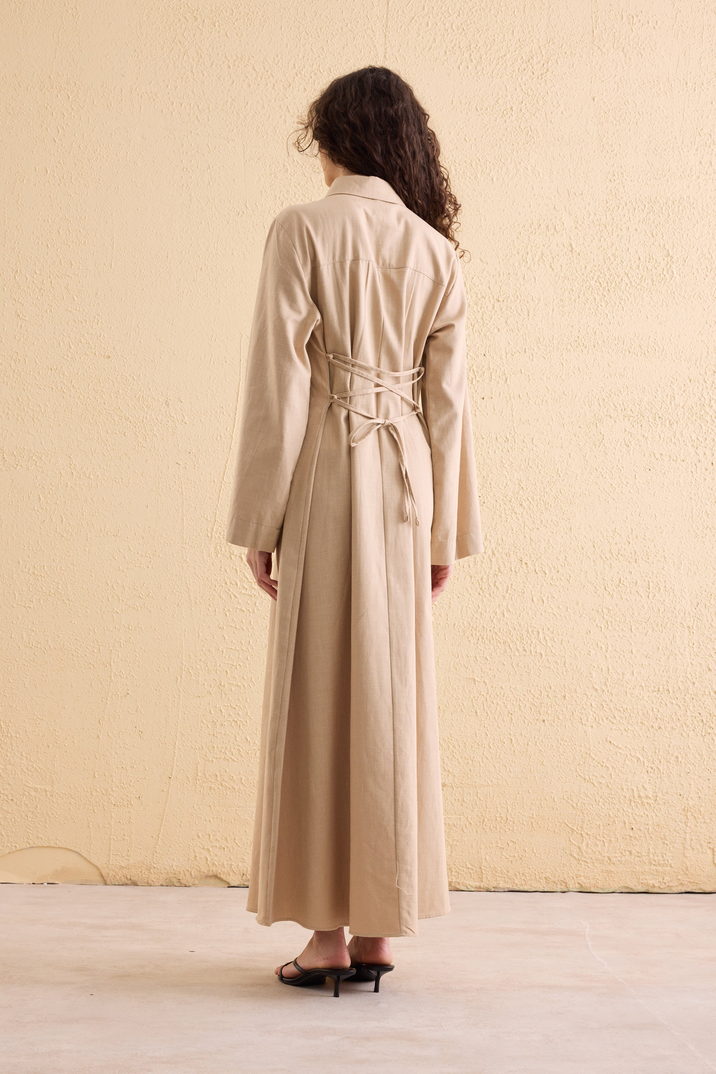 OASİS Leinen Maxi Kleid