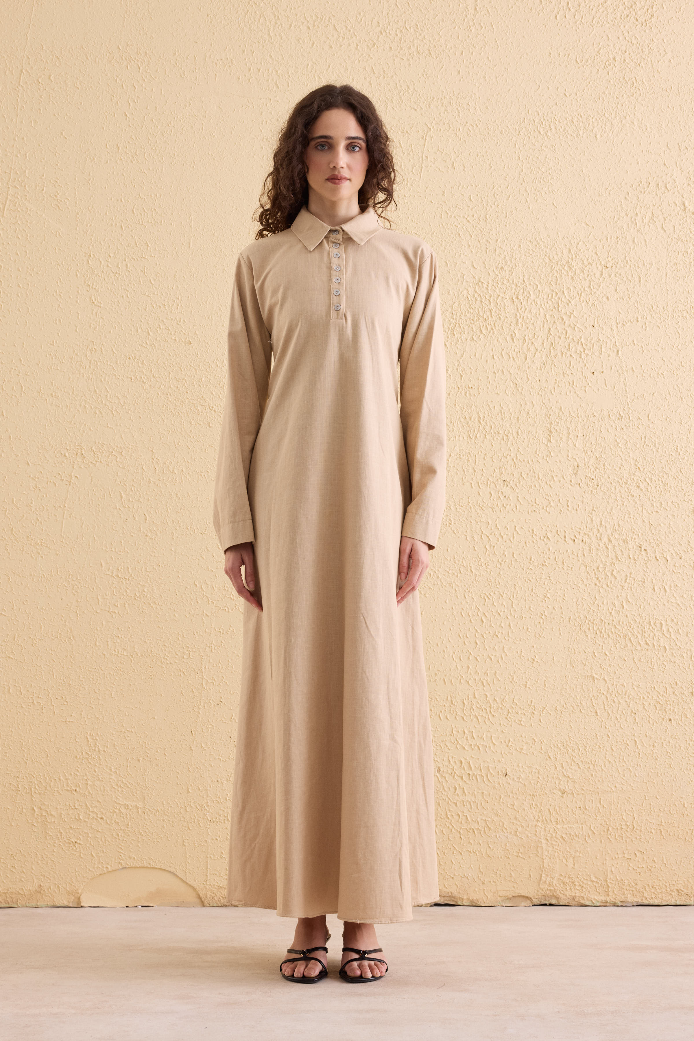 OASİS Leinen Maxi Kleid