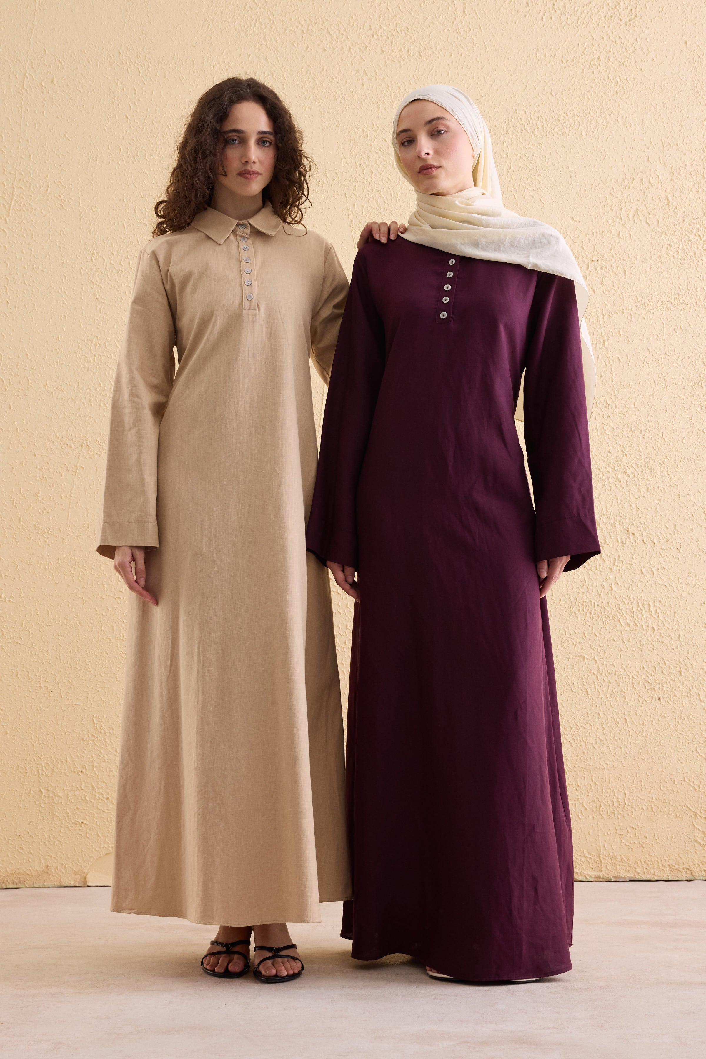 OASİS Leinen Maxi Kleid