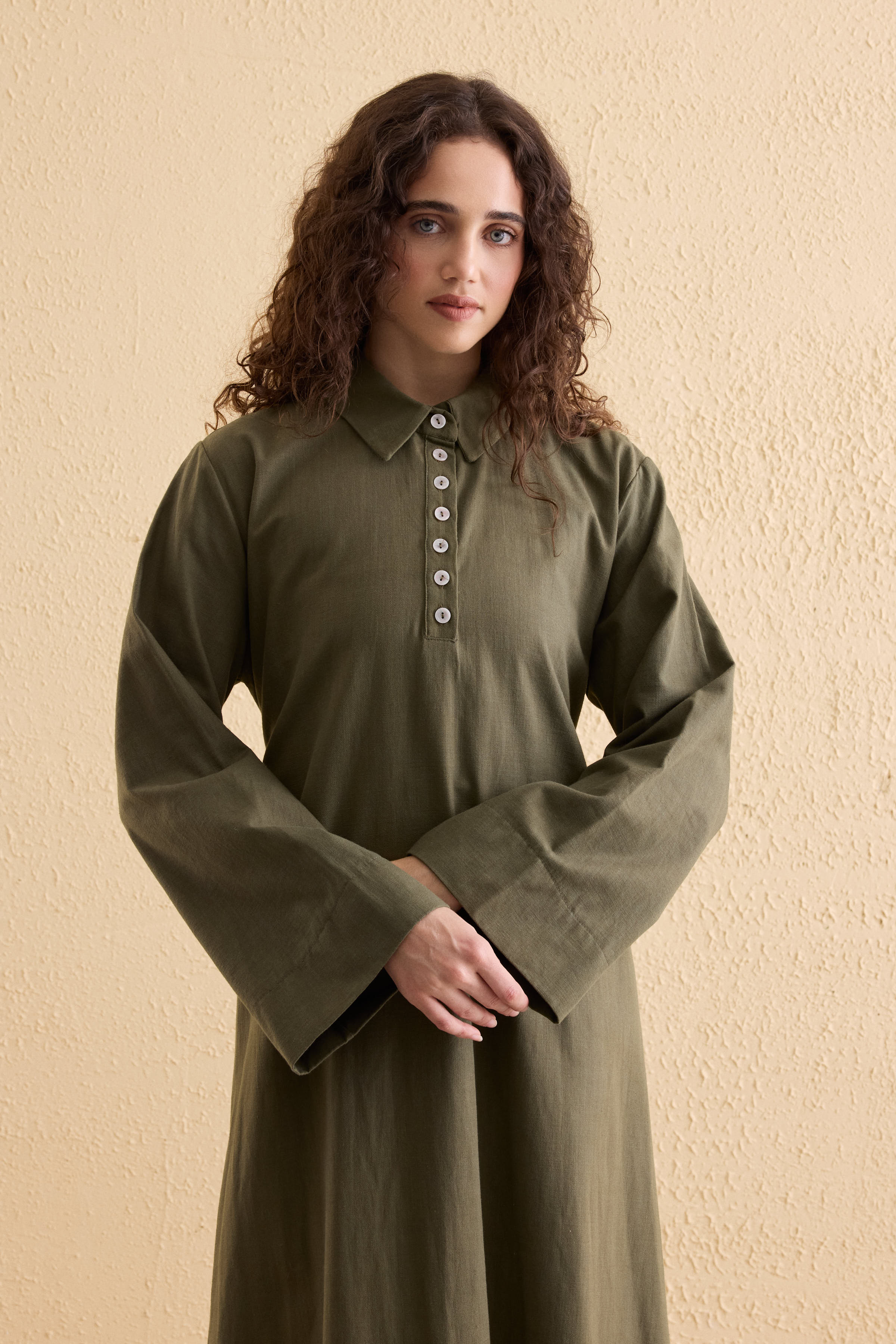 OASİS Leinen Maxi Kleid