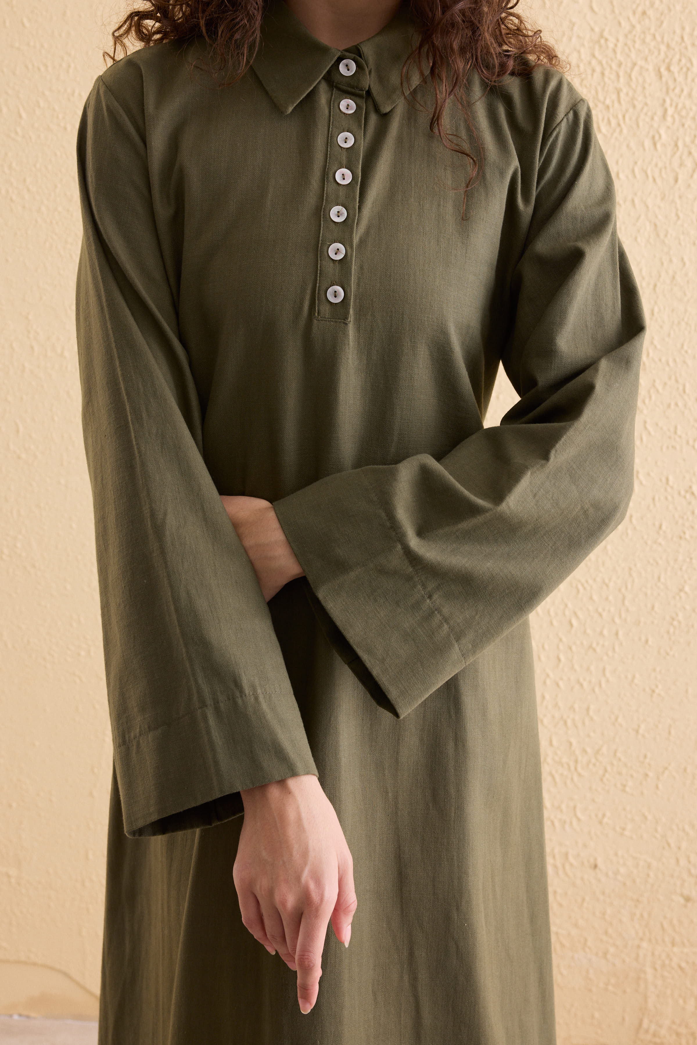 OASİS Leinen Maxi Kleid