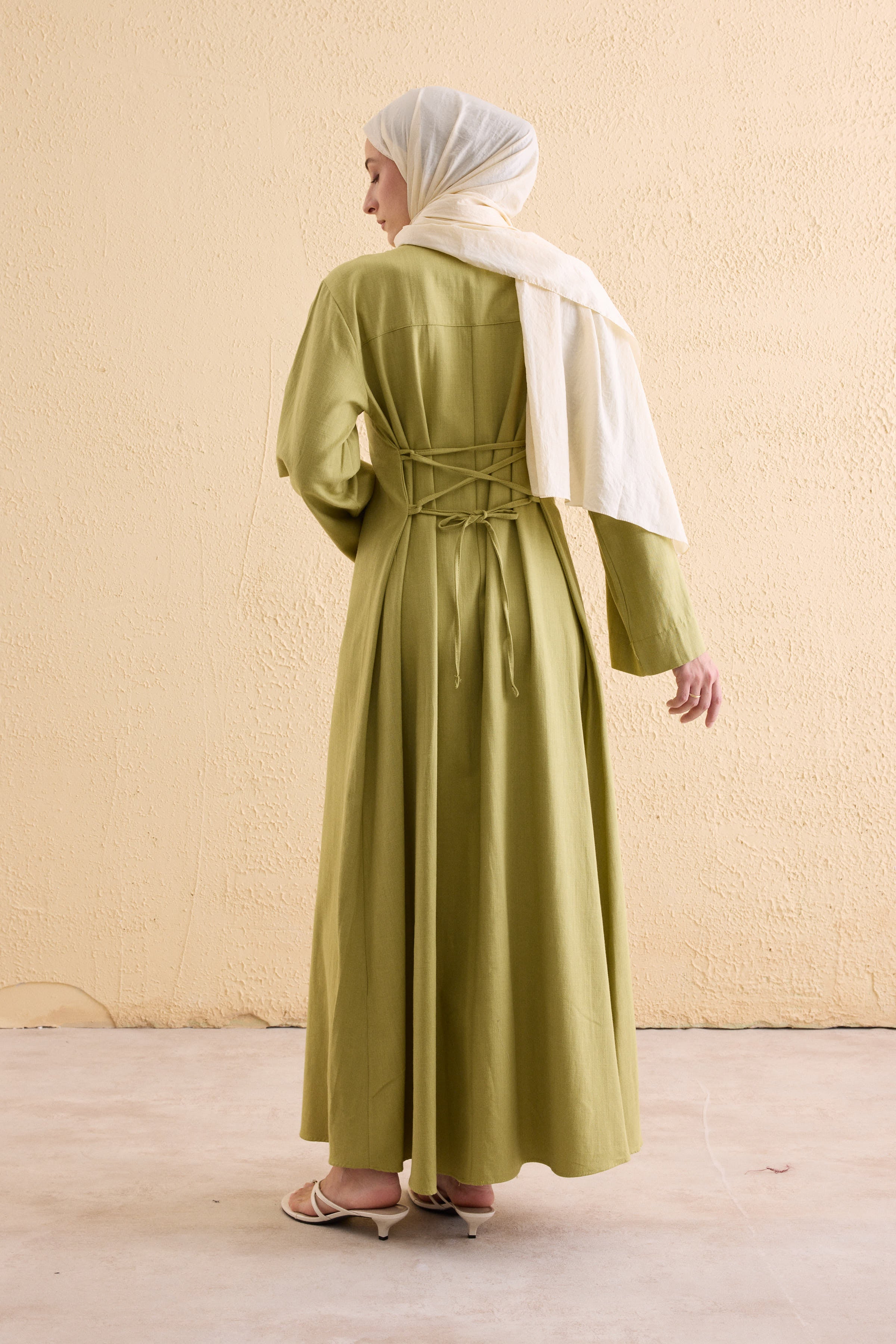 OASİS Leinen Maxi Kleid