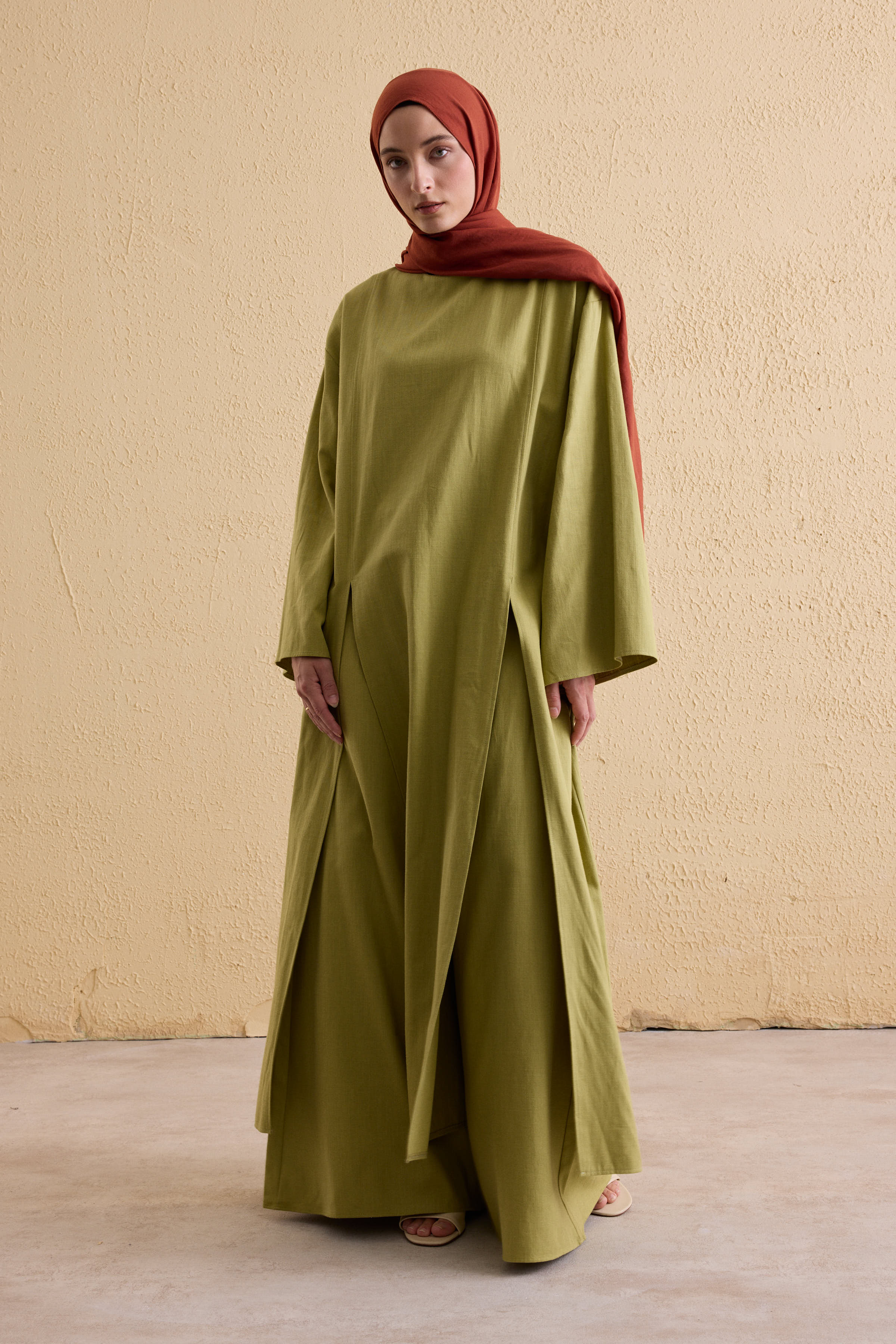 OASIS Leinen Maxi Tunika