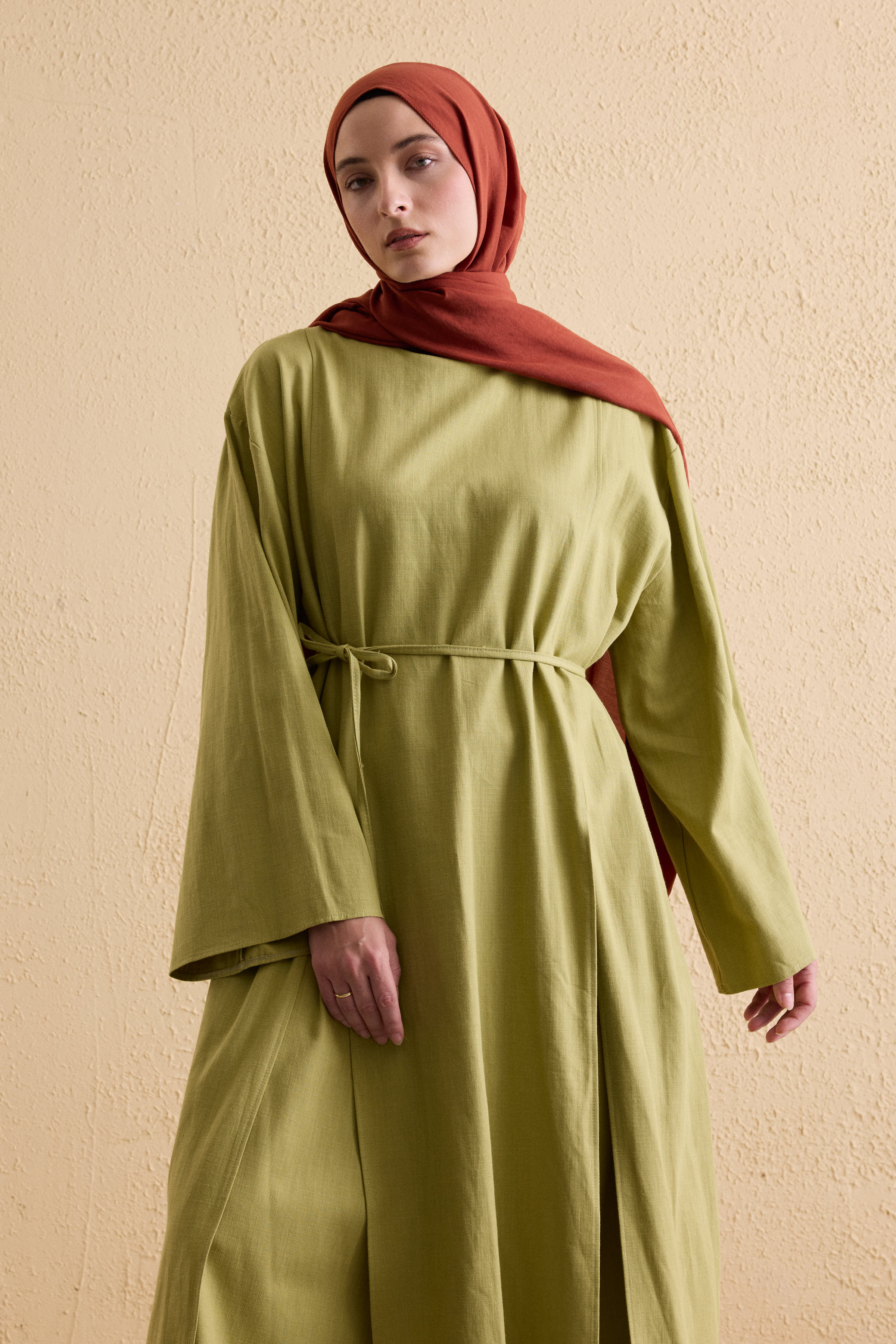 OASIS Leinen Maxi Tunika