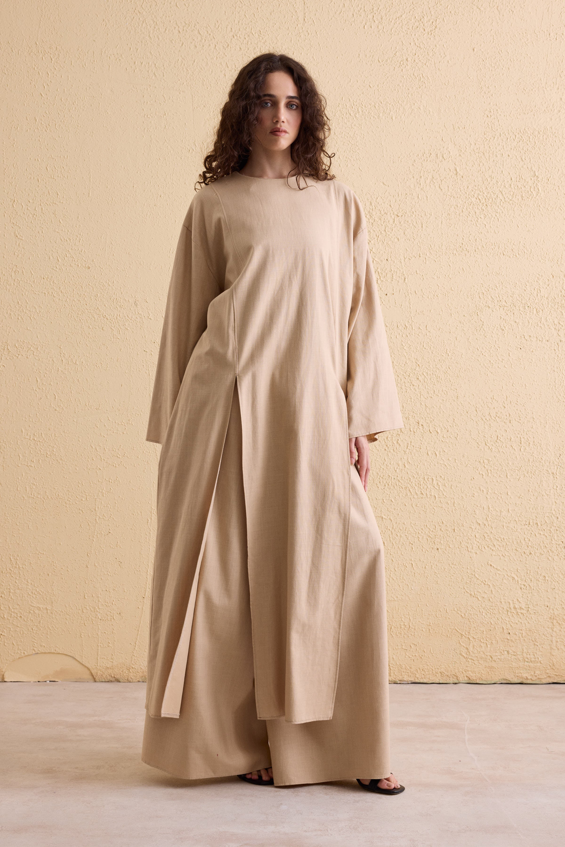 OASIS Leinen Maxi Tunika
