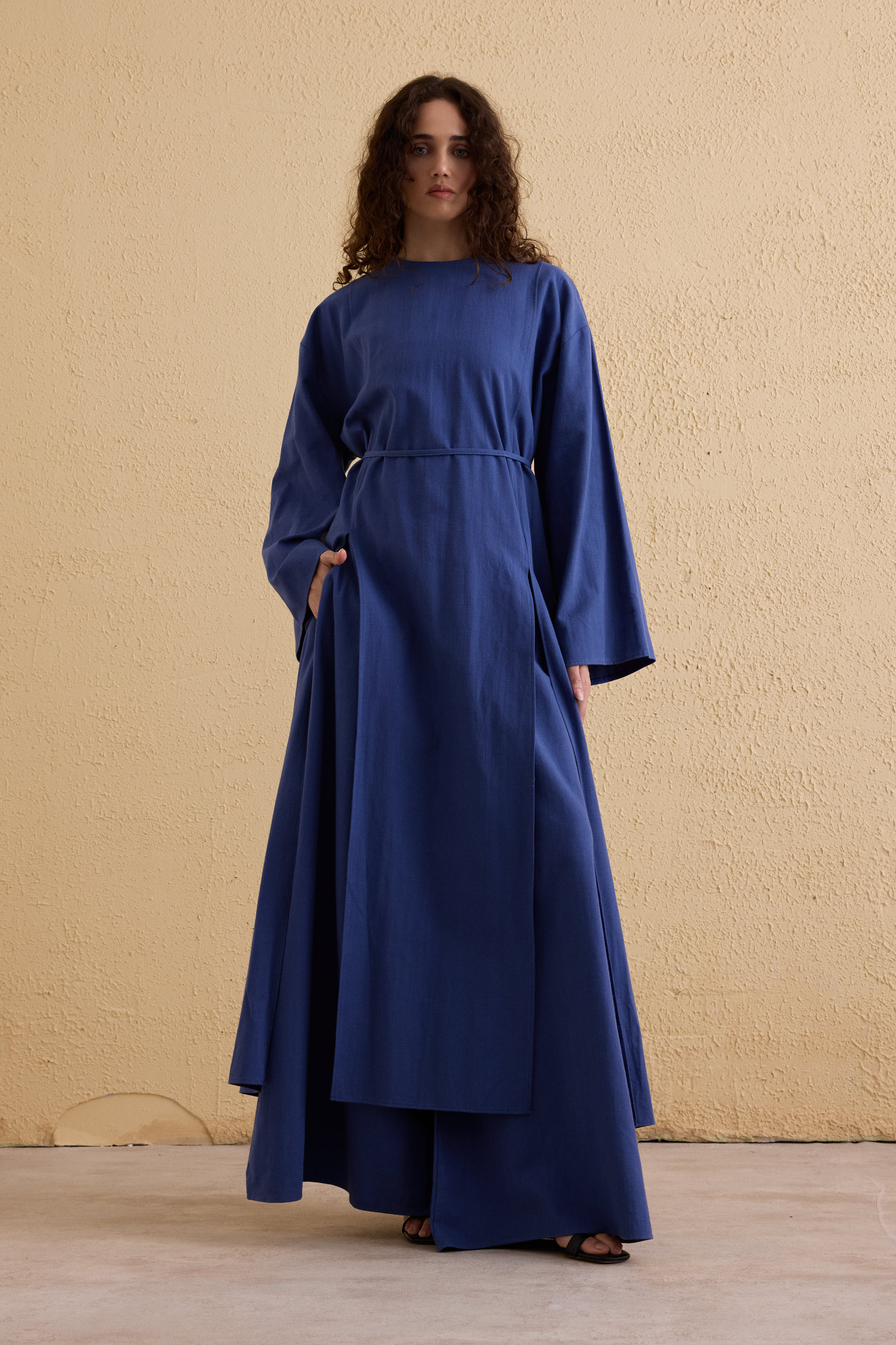 OASIS Leinen Maxi Tunika