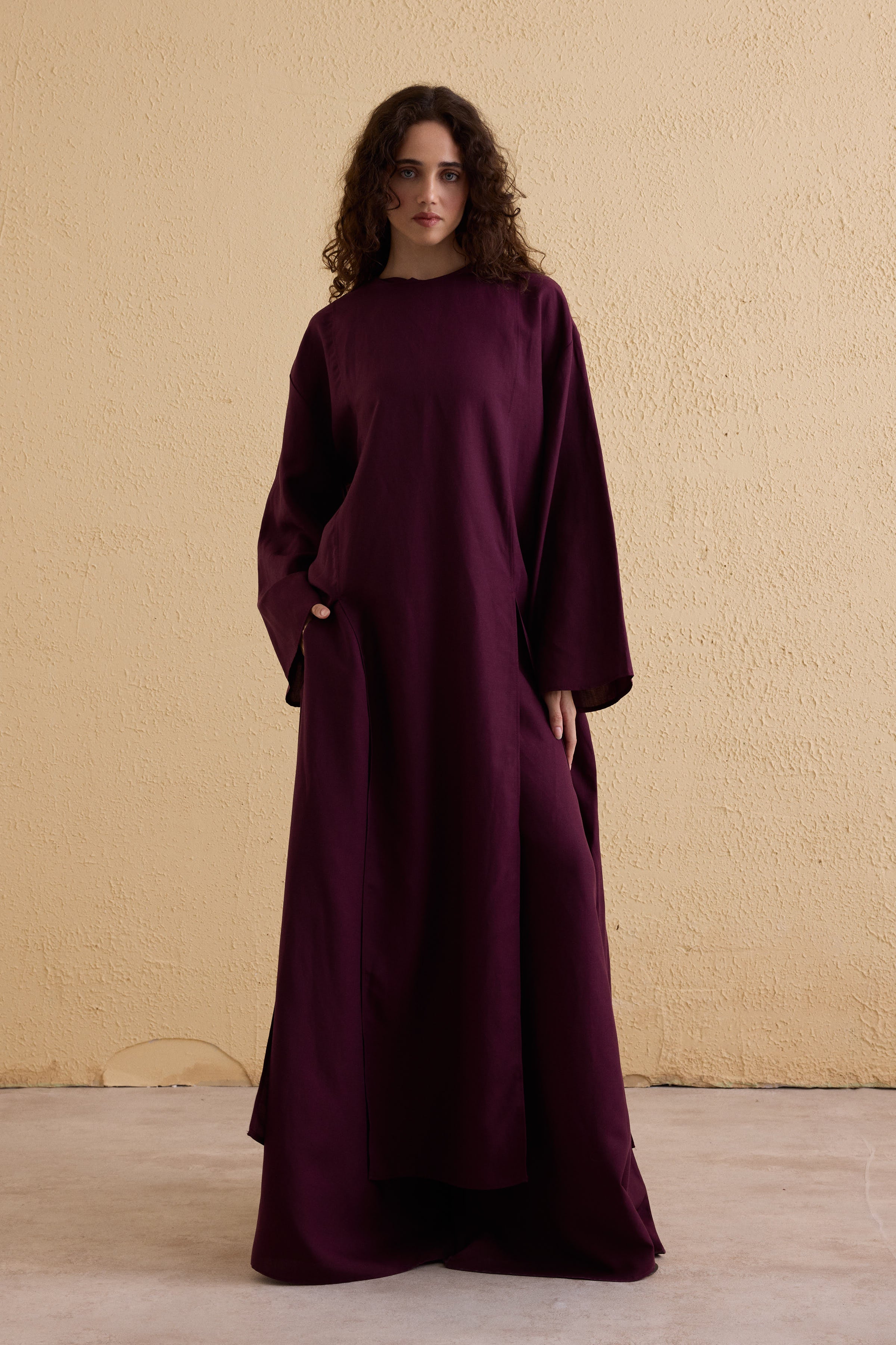 OASIS Leinen Maxi Tunika