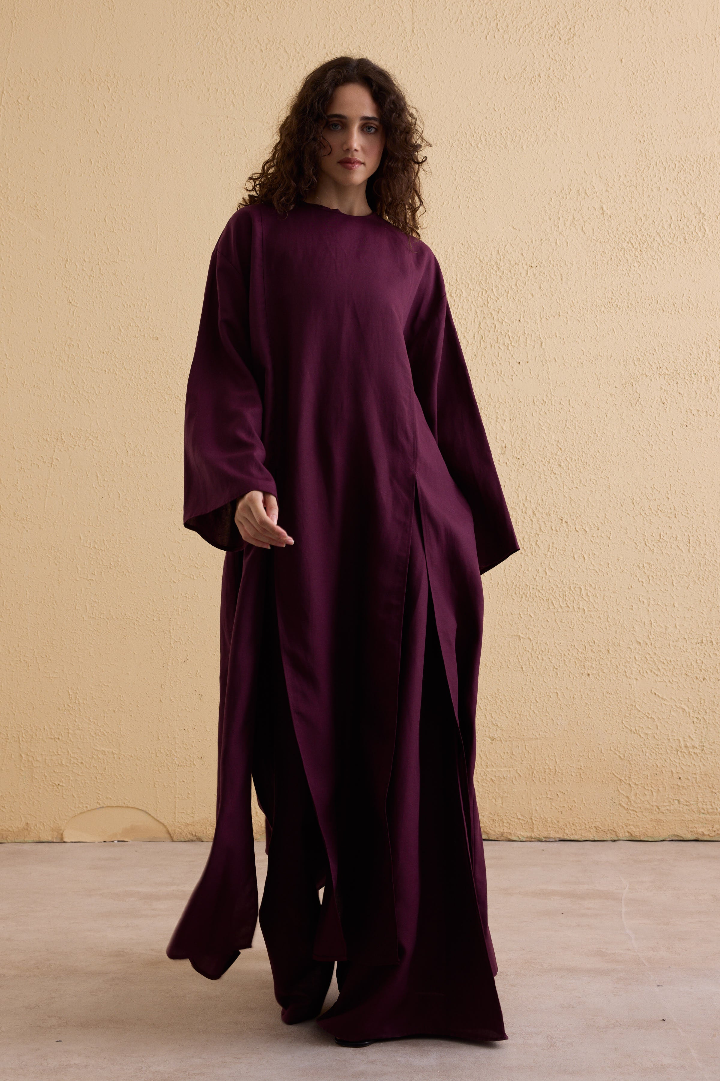 OASIS Leinen Maxi Tunika