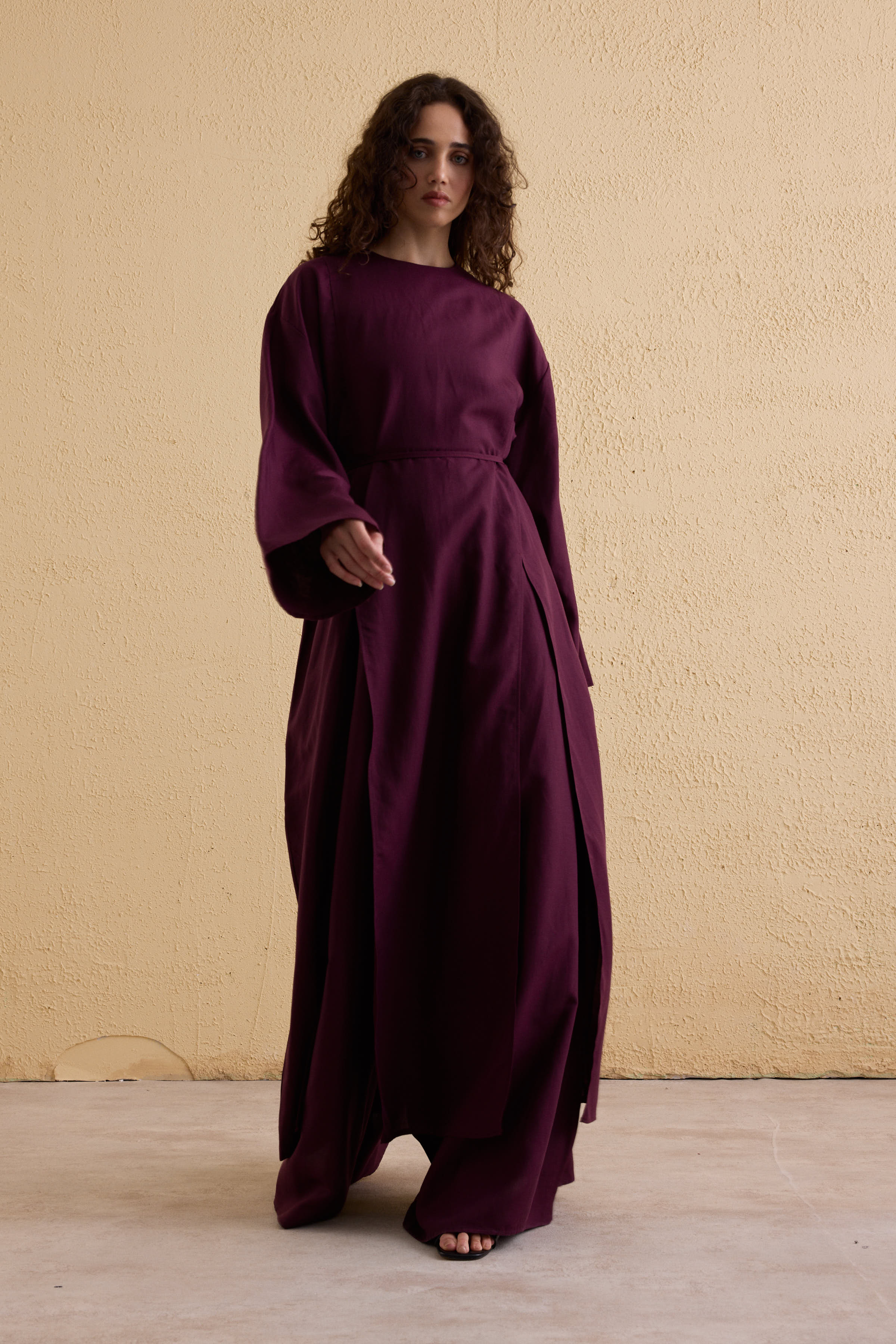 OASIS Leinen Maxi Tunika